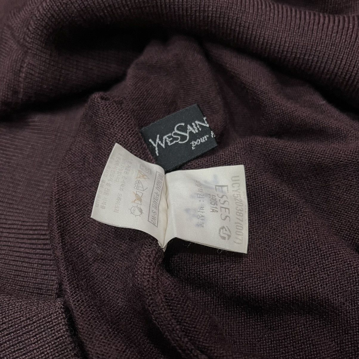 Yves Saint Laurent YSL Turtle Neck Knited Smal Logo Size US L / EU 52-54 / 3 - 5 Thumbnail