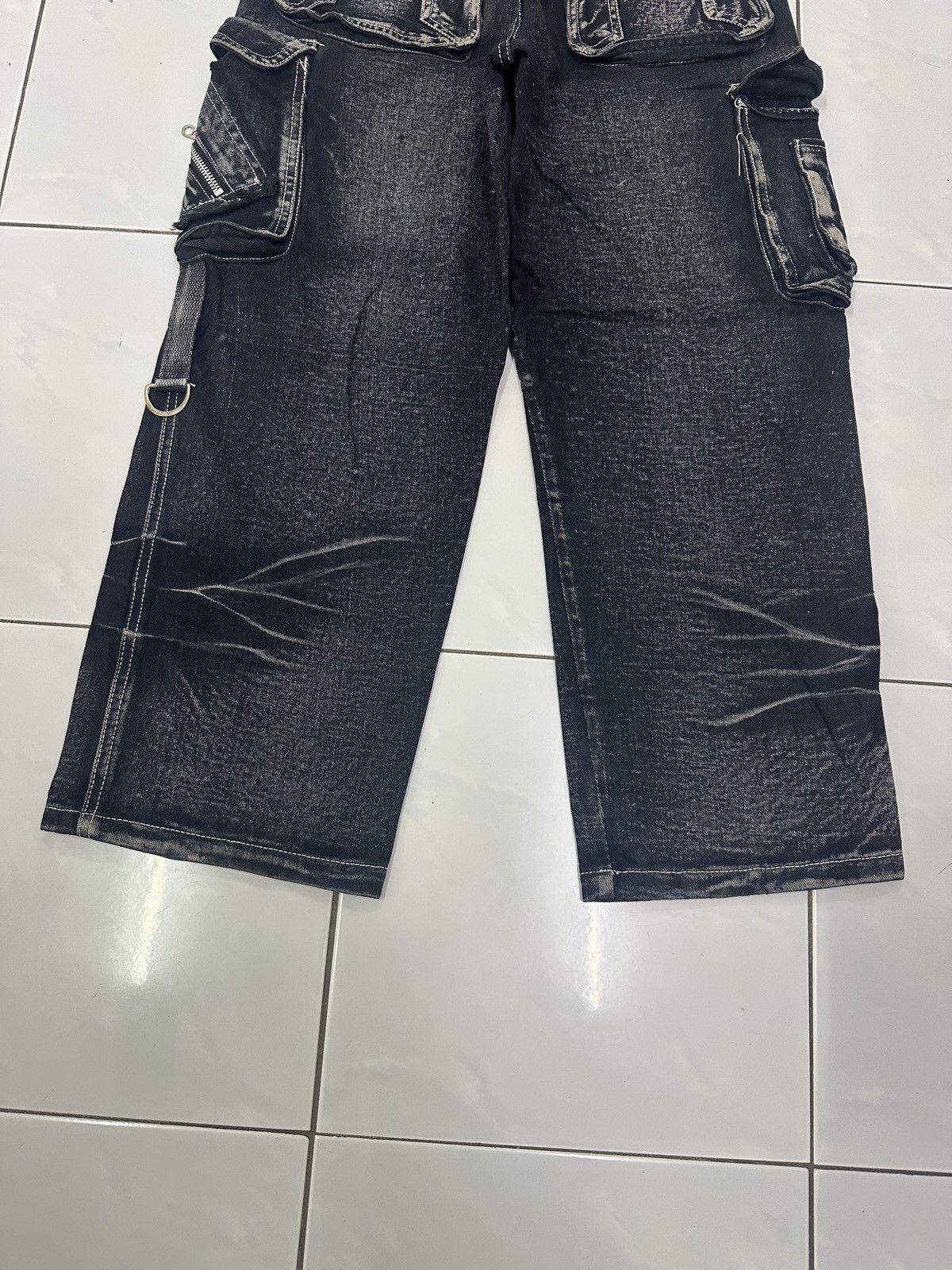 Japanese Brand × Vintage Vintage Fashion Basketball Baggy Cargo Jeans Size US 30 / EU 46 - 5 Thumbnail