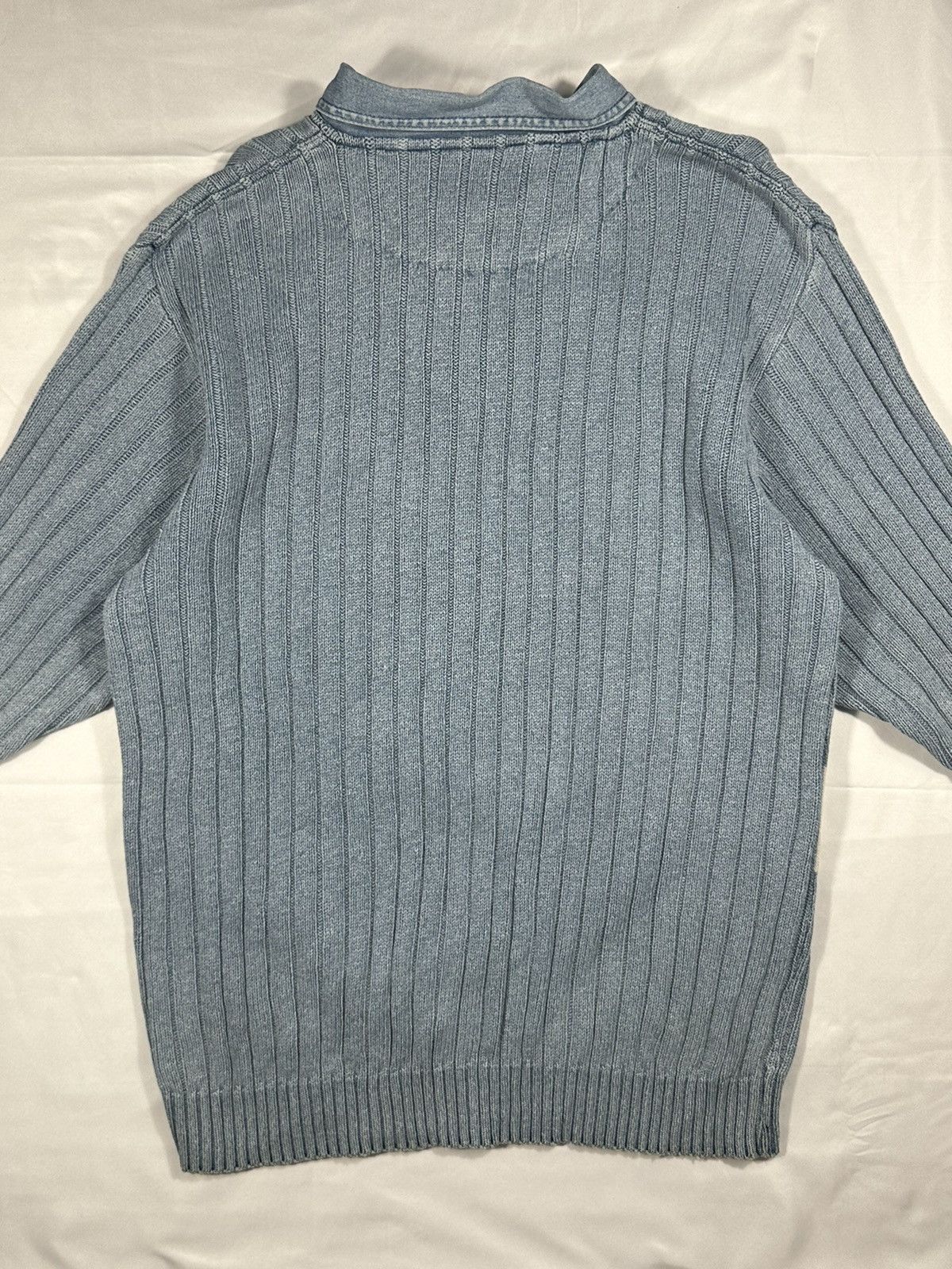 Vintage Vintage 1990s Denim Knitted Women’s Sweatshirt Size XL / US 12-14 / IT 48-50 - 5 Thumbnail