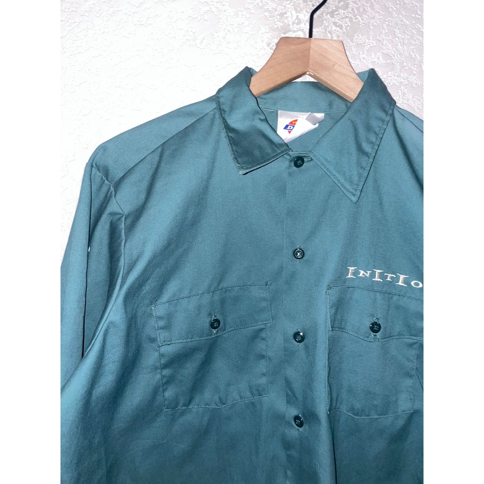 Dickies Dickies Initio Inc Green Long Sleeve Shirt Button Down XL Size US XL / EU 56 / 4 - 3 Thumbnail