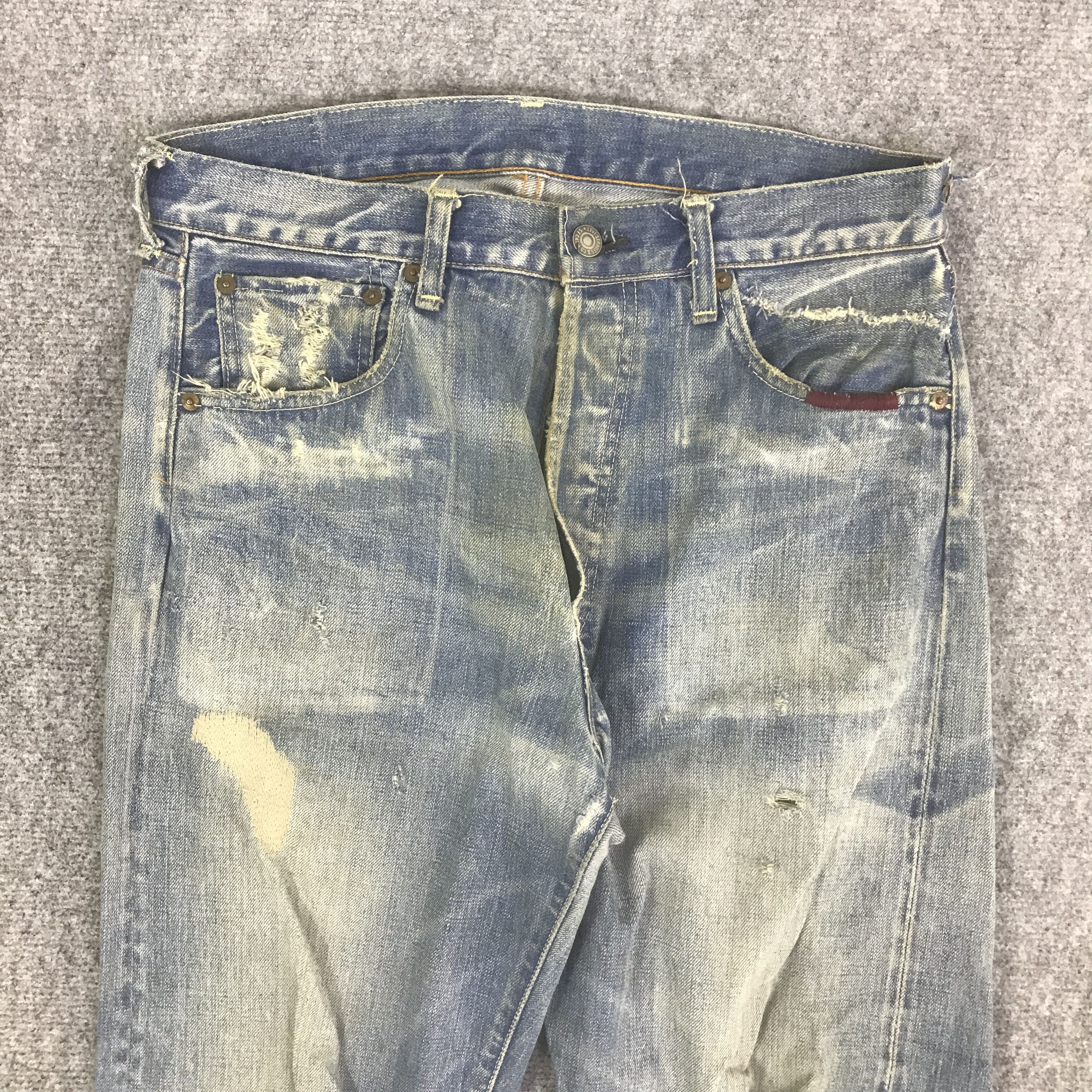 Levi's LEVIS 501 PATCHWORK JEANS DEMIM PANTS K129B8 Size US 32 / EU 48 - 2 Thumbnail