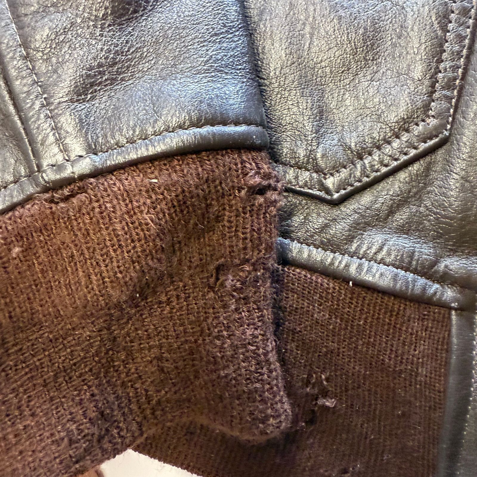 Other Jacket Flyer Leather Brill Bros Inc. Brown/Brown Size 40 Size US XXS / EU 40 - 6 Thumbnail