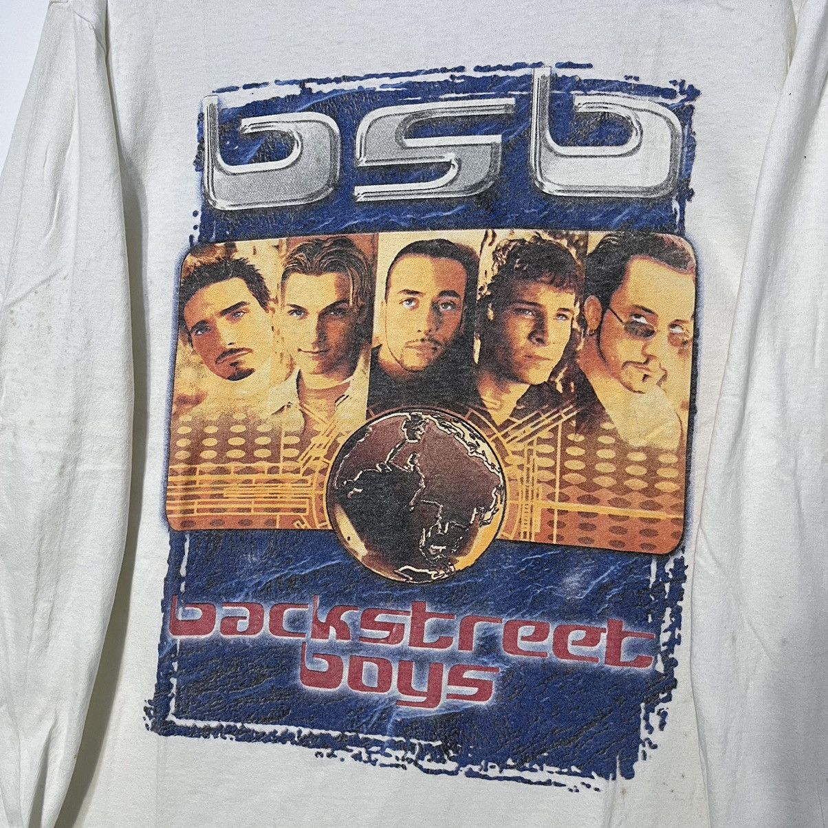 Band Tees 2000s Back Street Bosy "Shape Of My Heart" Long Sleeve Size US M / EU 48-50 / 2 - 2 Thumbnail
