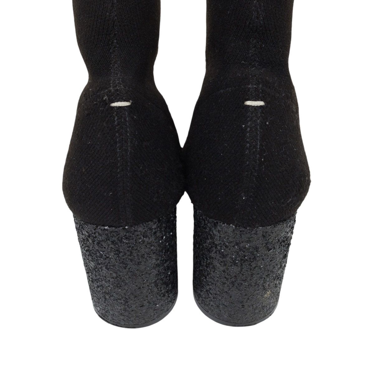 Maison Margiela Knit Sock Glitter Heel Tabi Size US 8 / IT 38 - 8 Thumbnail