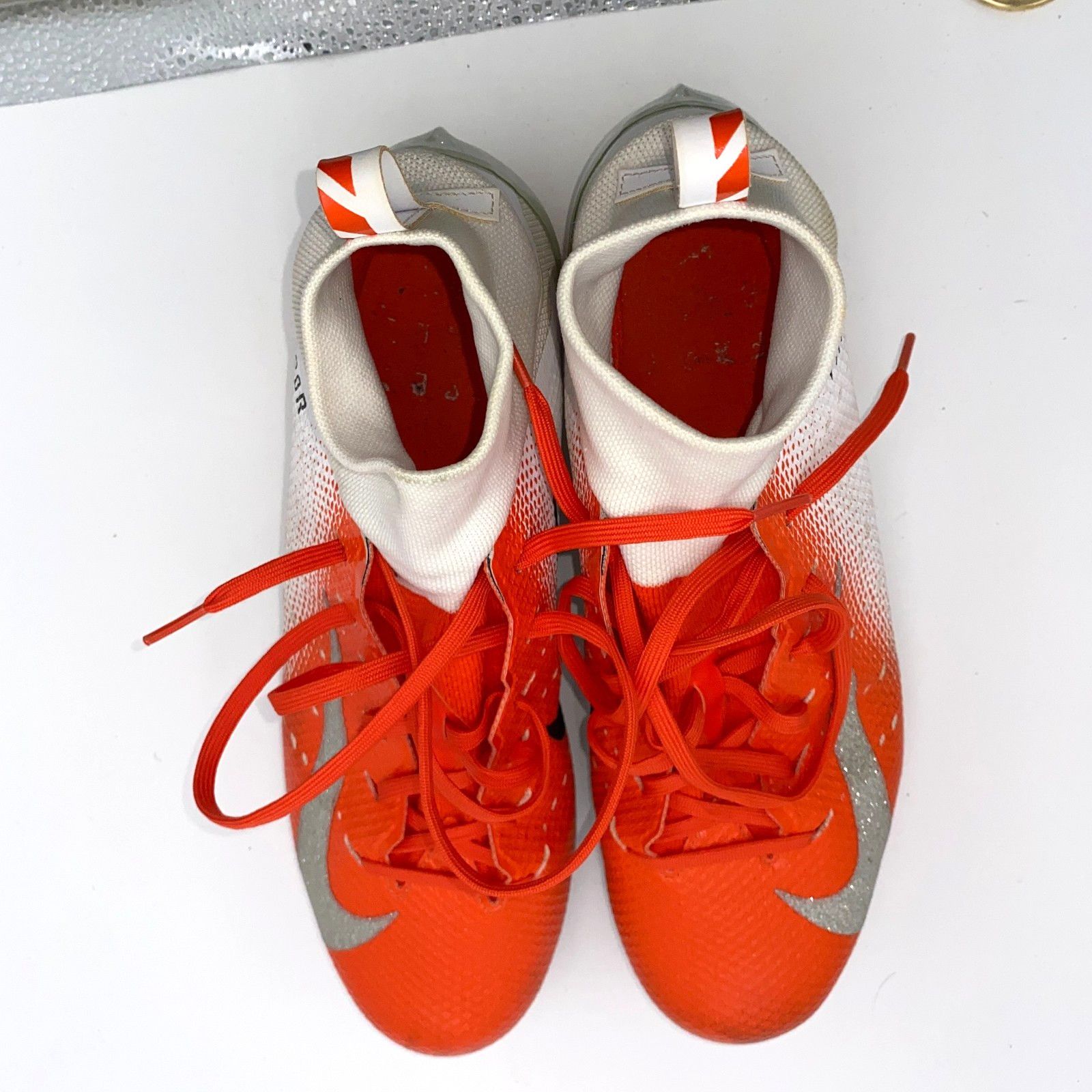 Nike Nike Vapor Untouchable Pro 3 Mens 10 White Orange 917165-106 Size US 10 / EU 43 - 7 Thumbnail