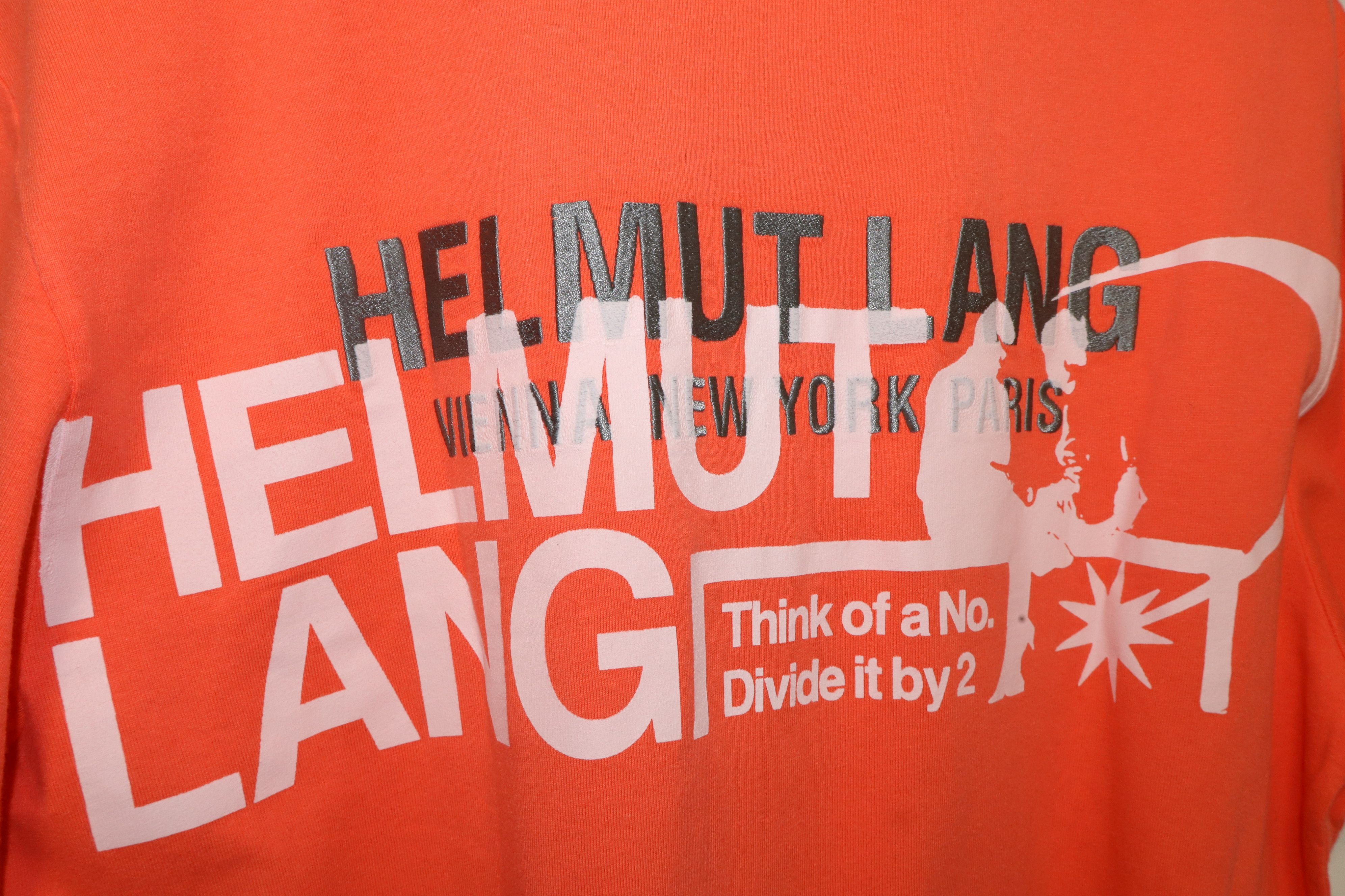 Helmut Lang Math logo print t-shirt Size US L / EU 52-54 / 3 - 9 Thumbnail