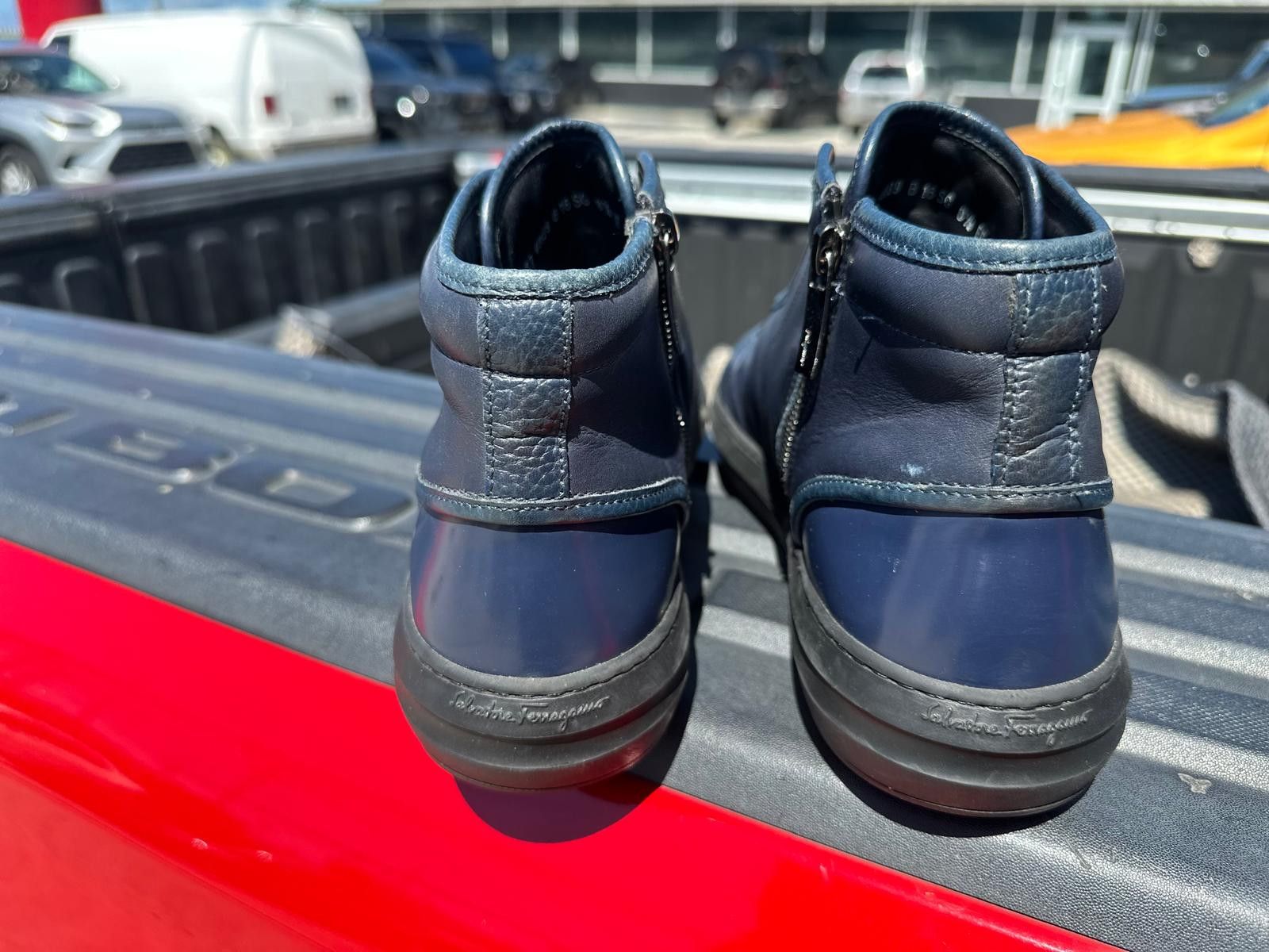 Salvatore Ferragamo Salvatore Ferragamo blue leather shoes Size US 8.5 / EU 41-42 - 3 Thumbnail