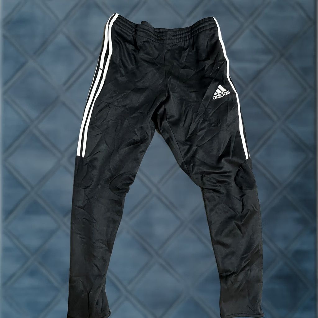 Adidas VINTAGE Adidas Men's Y2K 3 Stripe Track Pants Size Medium Black AV1001 Size US 31 - 1 Thumbnail