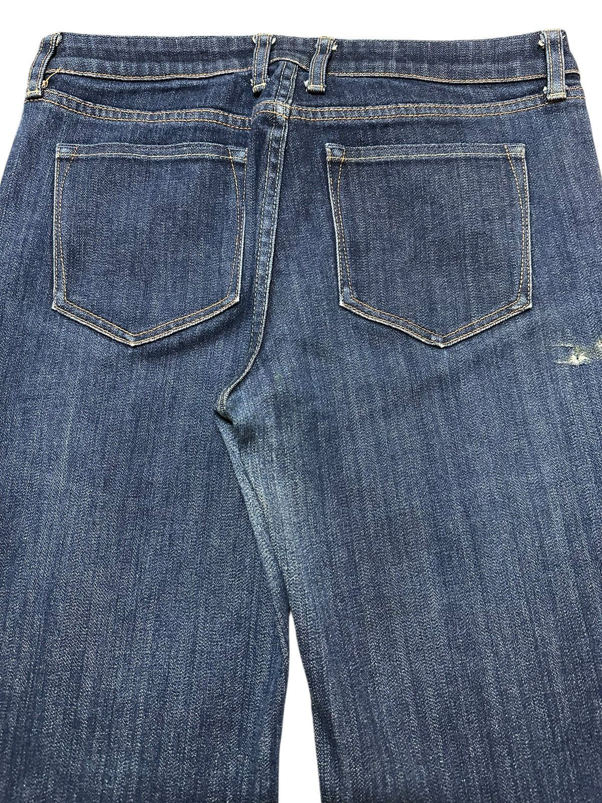 Japanese Brand Vintage Japanese Uniqlo Blue Wash Style Wide Leg Jeans Size US 30 / EU 46 - 6 Thumbnail