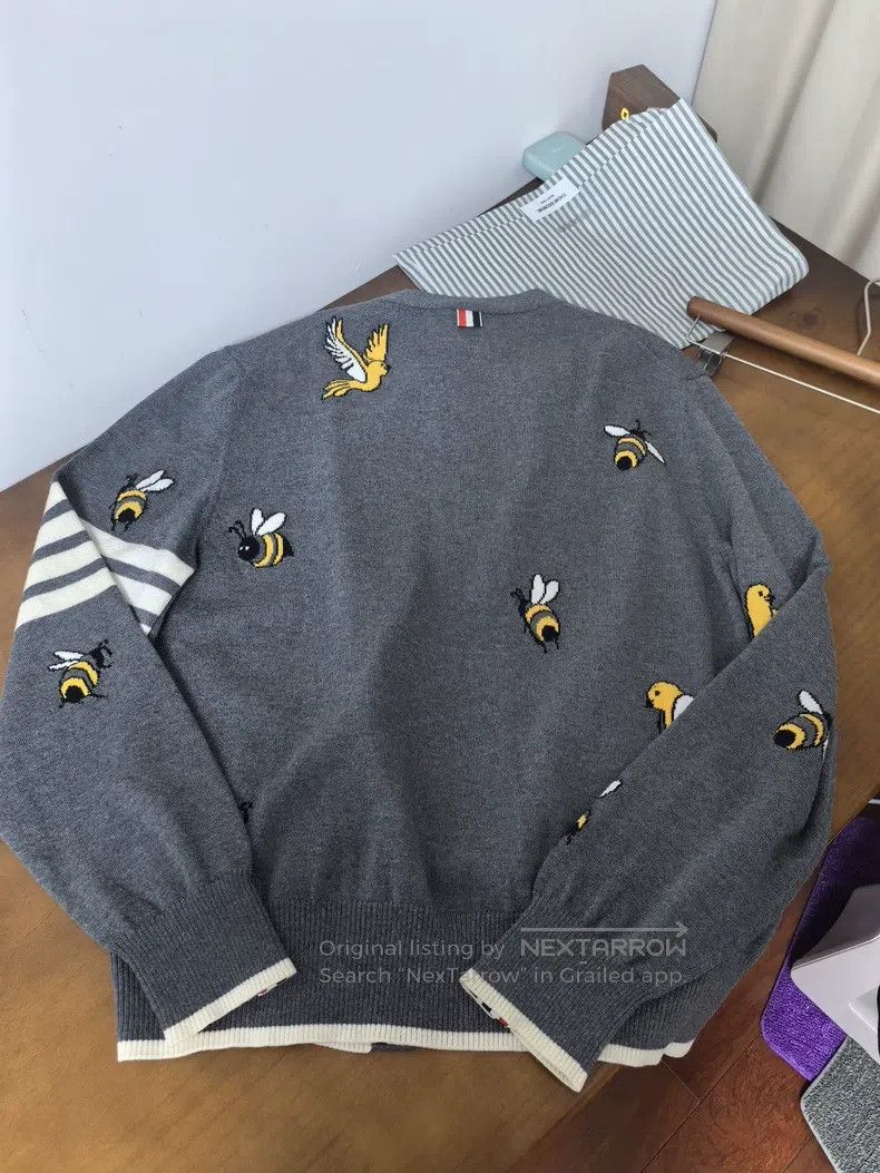 Thom Browne Thom Browne Wool Cardigan Size US L / EU 52-54 / 3 - 7 Thumbnail
