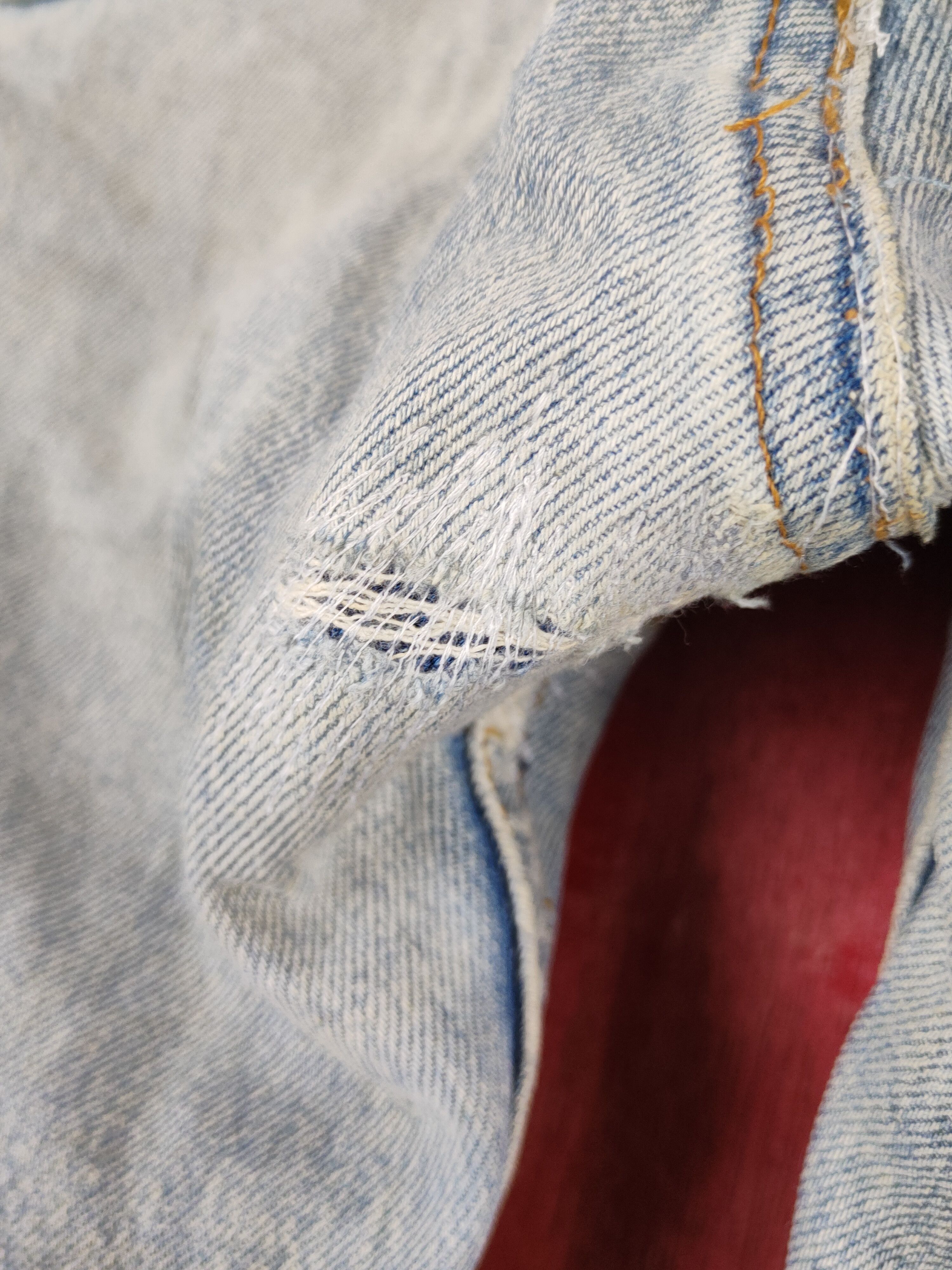 Levi's DL 501 Levi's vintage Faded ripped distressed Denim #S1510 Size US 34 / EU 50 - 9 Thumbnail