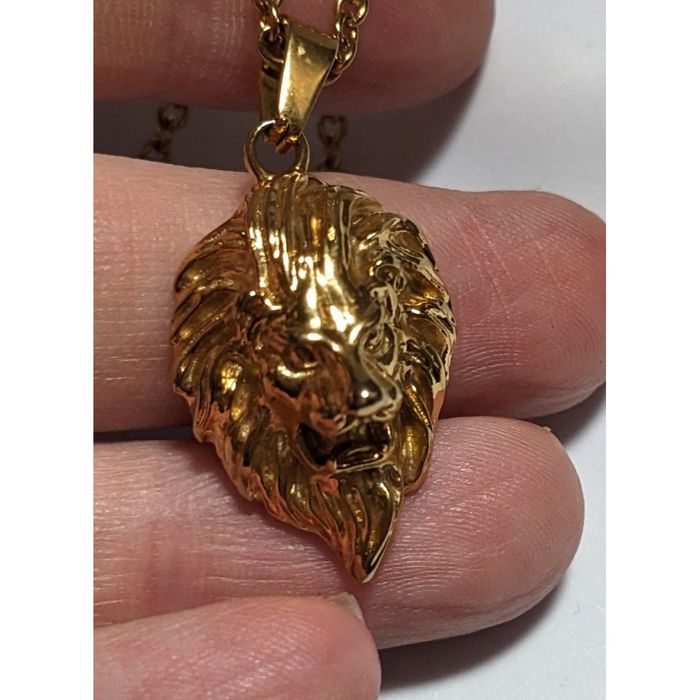 Other Craftd London Gold Lion Head Necklace Grailed