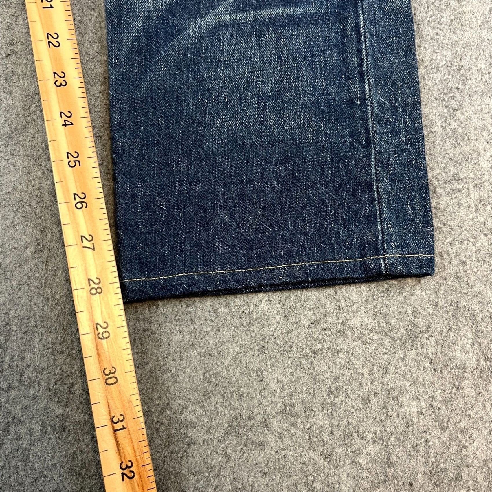 Polo Ralph Lauren Polo Ralph Lauren Jeans Tapered 34 30 Dark Wash Blue Whiskering Honeycomb Men Jeans Size US S / EU 44-46 / 1 - 4 Thumbnail