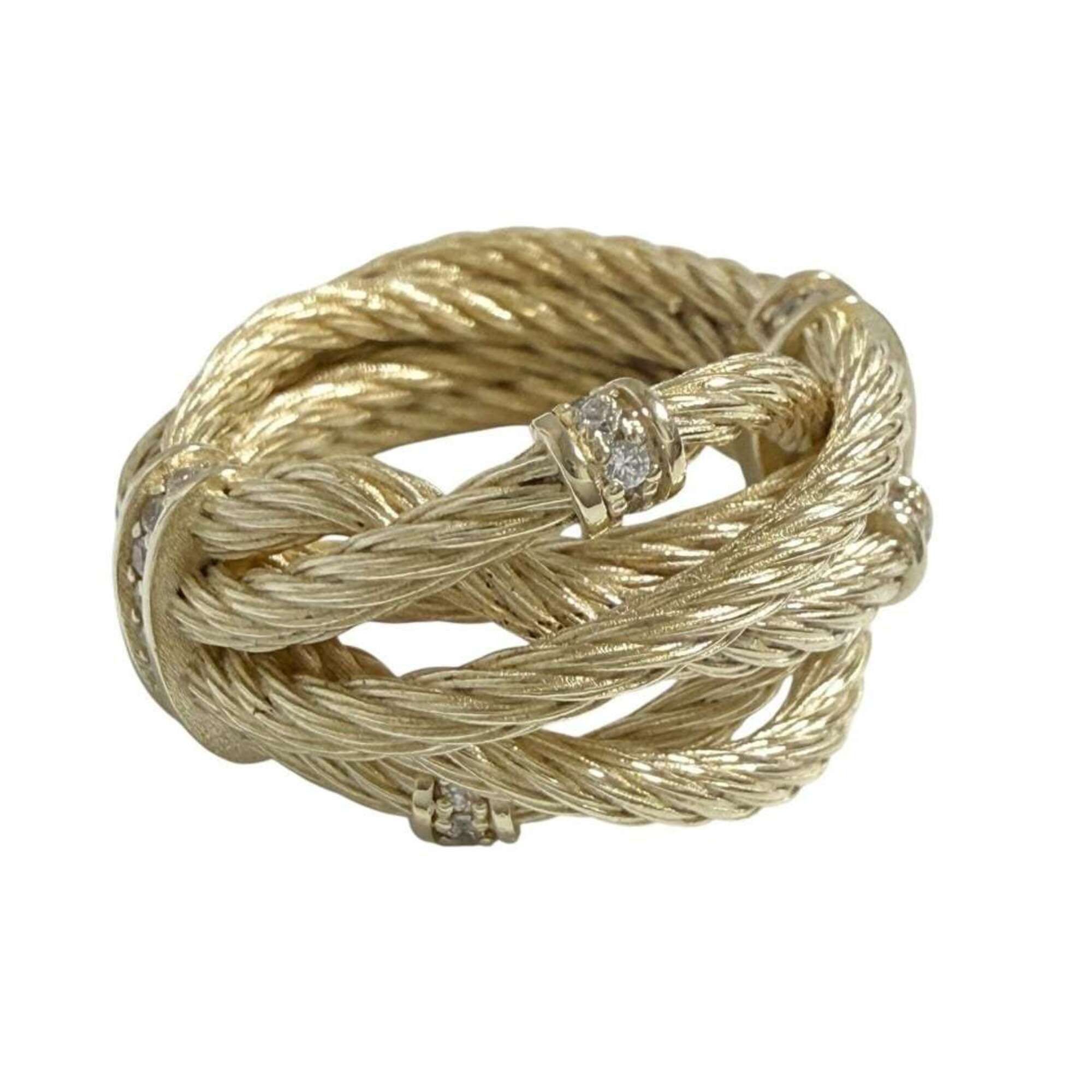 Bottega Veneta Bottega Veneta women's ring, sterling silver (925), gold color, size 12. Size ONE SIZE - 1 Thumbnail