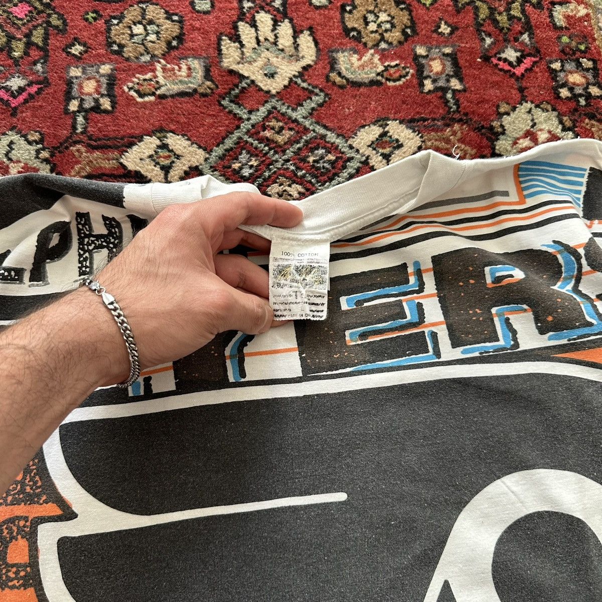 Vintage Vintage 1992 Philadelphia Flyers All Over Print Tee XL NHL Size US XL / EU 56 / 4 - 14 Thumbnail