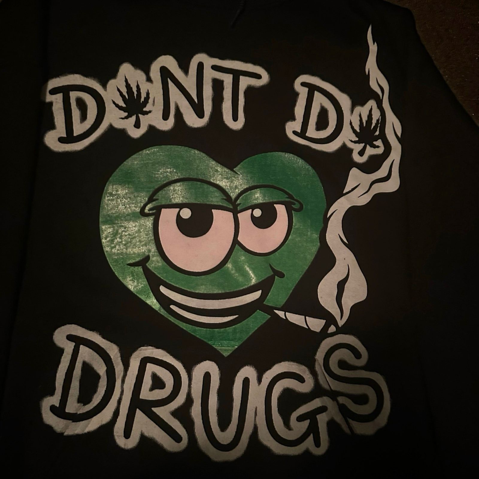 Other levi catter ddd dont do drugs heart smoking hoodie Size US M / EU 48-50 / 2 - 3 Thumbnail