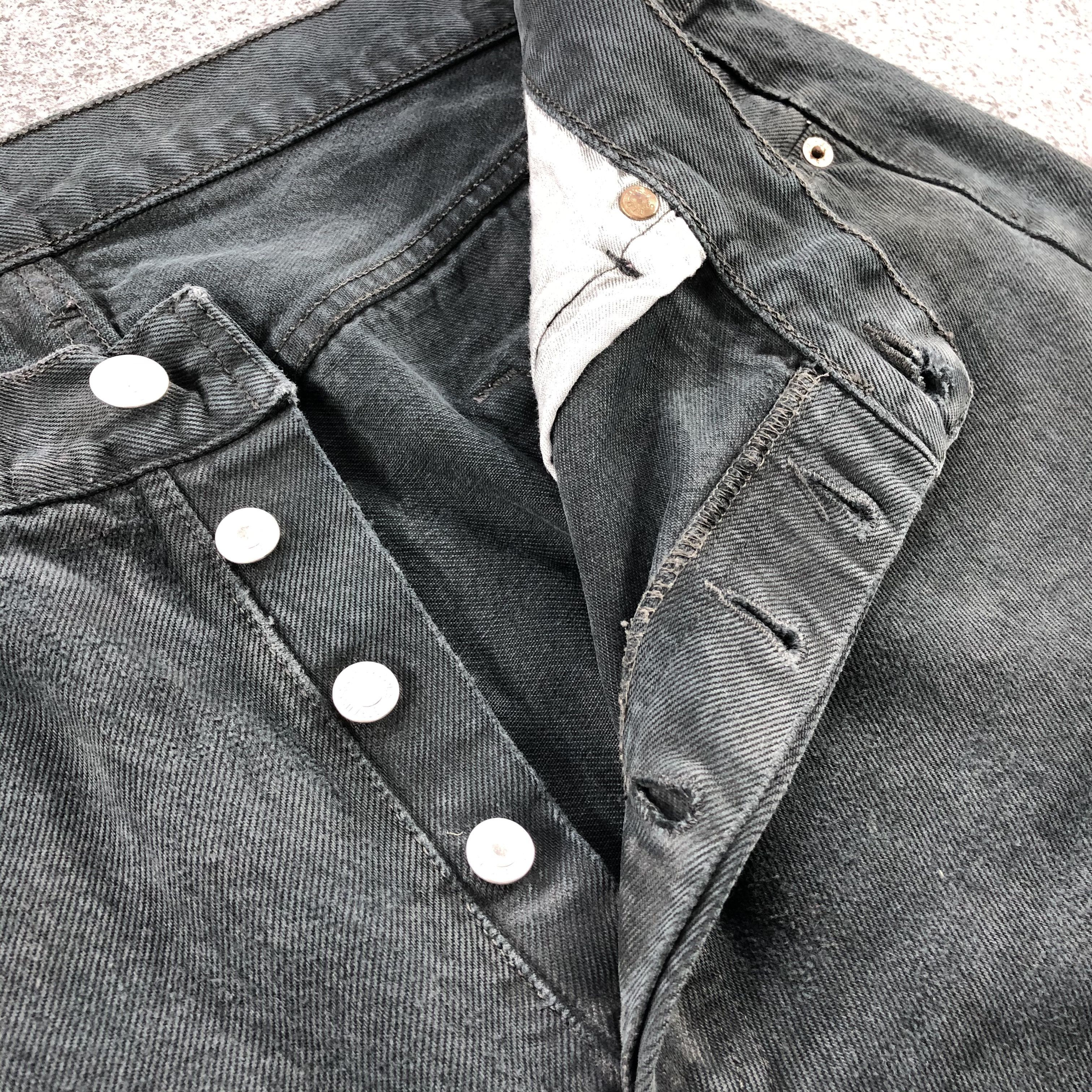 Levi's × Vintage Vintage Faded Black Levis 501 Jeans-JM1631 Size US 35 - 11 Thumbnail