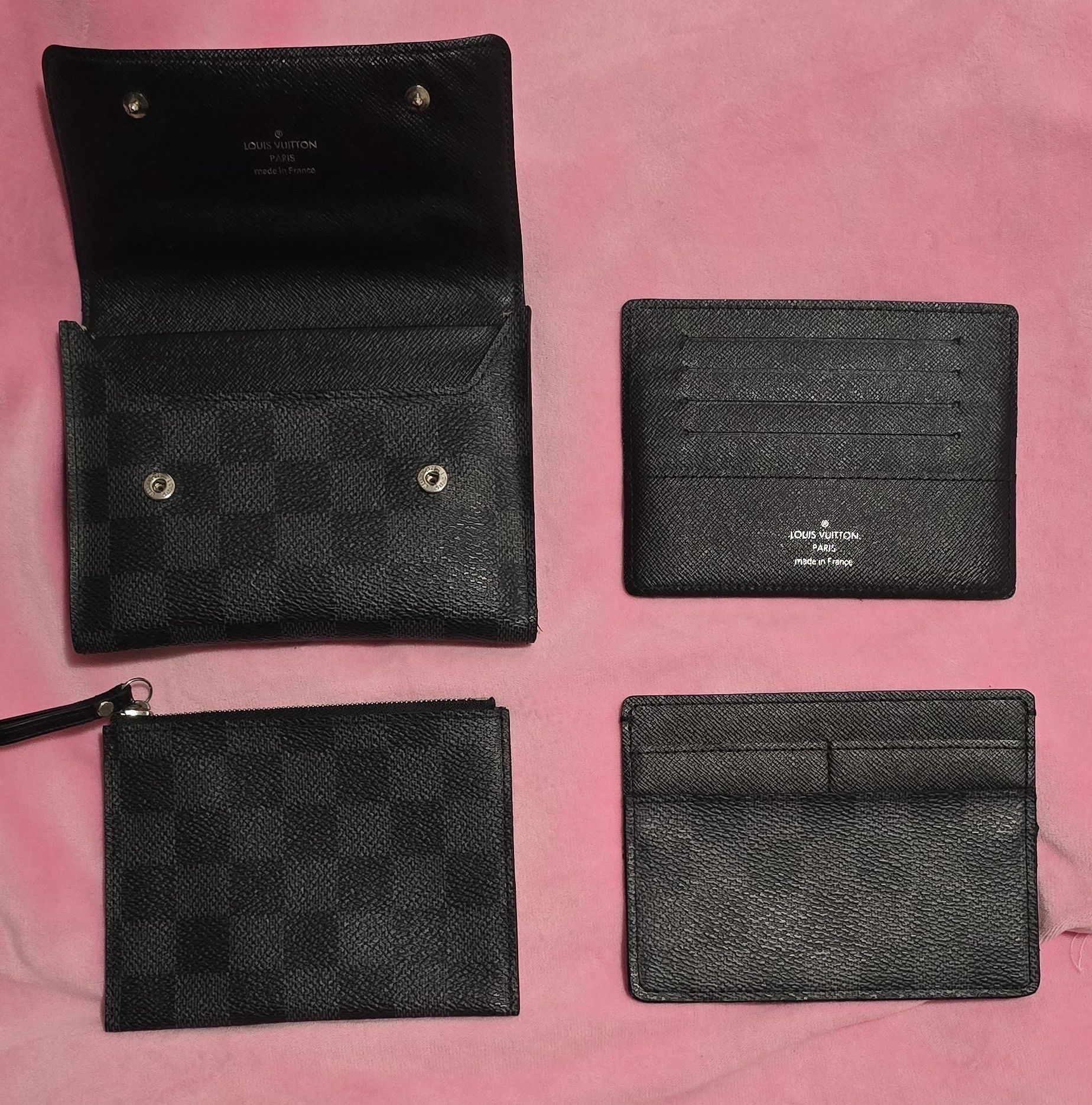 Louis Vuitton Wallet Card Case Set N63083 Damier