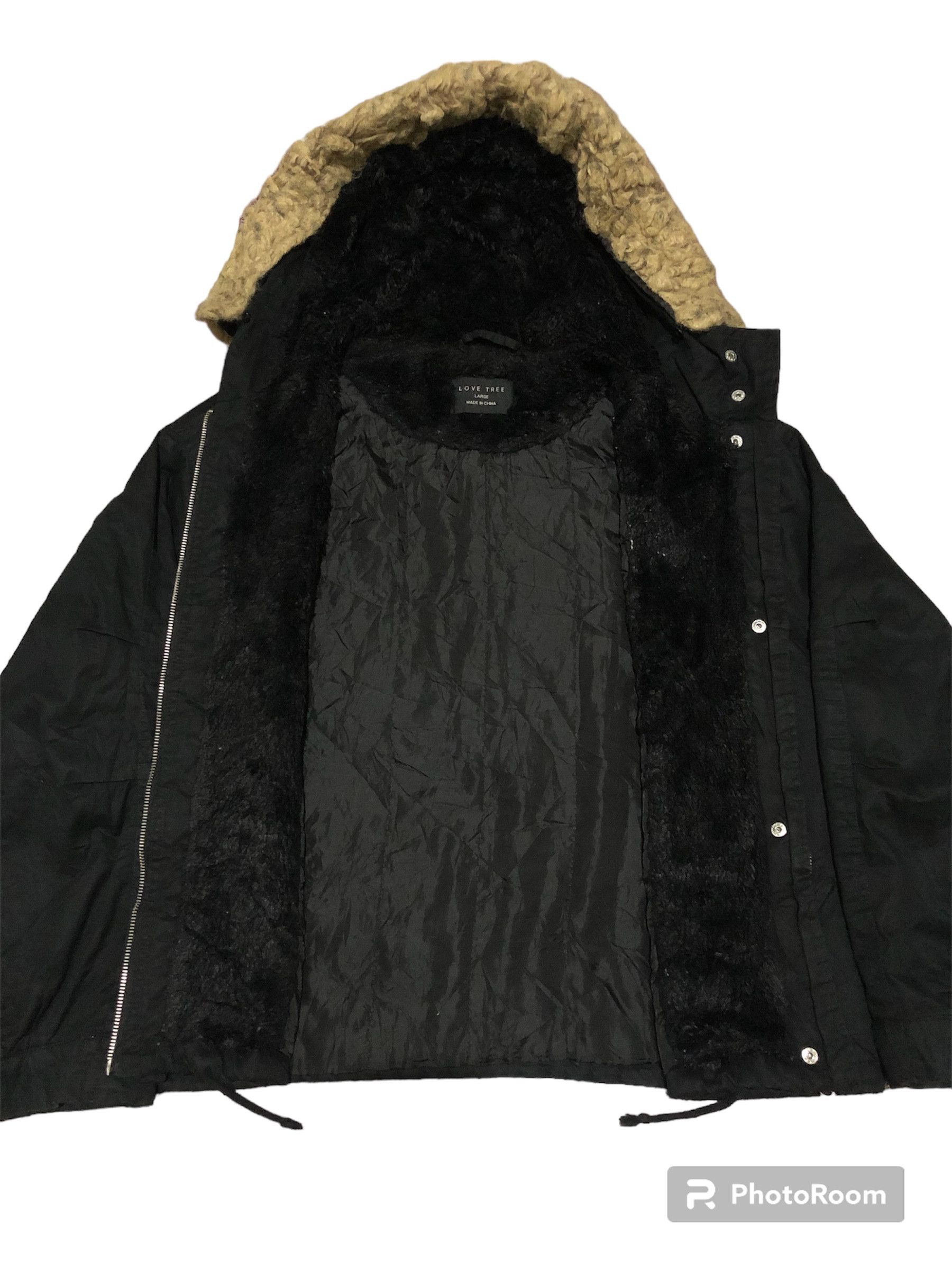Le Grande Bleu (L.G.B.) Love Tree Japanese boxy Faux Fur Jacket Size US L / EU 52-54 / 3 - 5 Thumbnail
