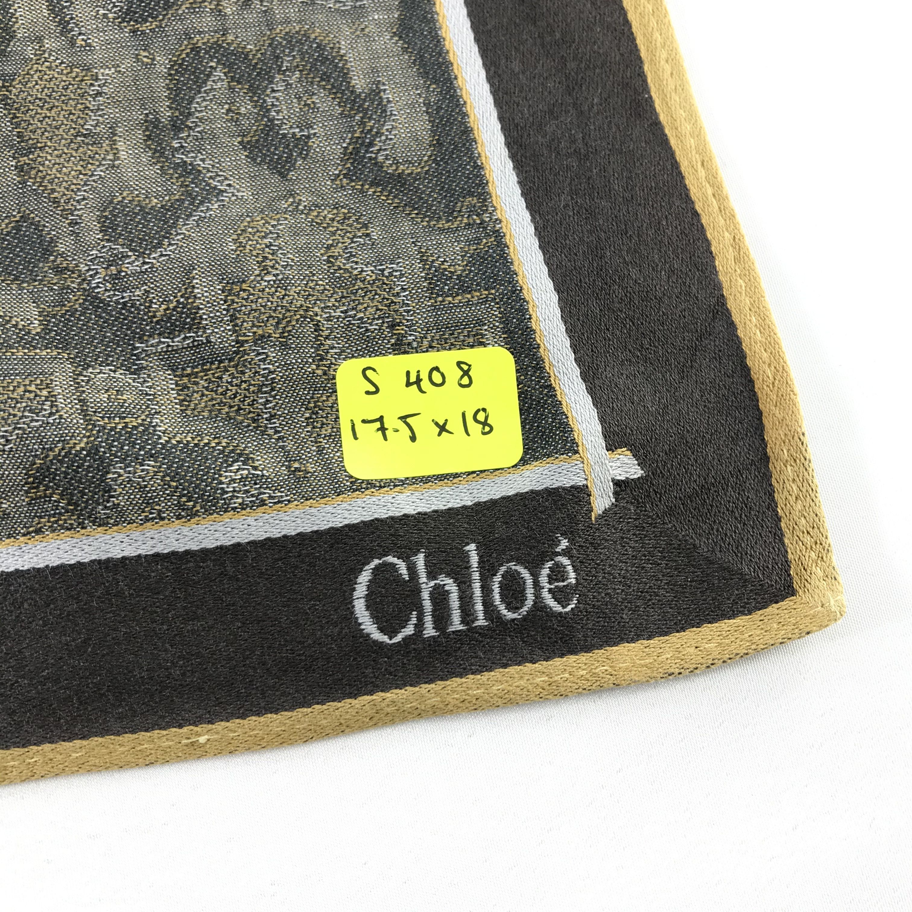Chloe × Vintage Chloe Bandana / Handkerchief / Neckerchief - S408 Size ONE SIZE - 5 Thumbnail