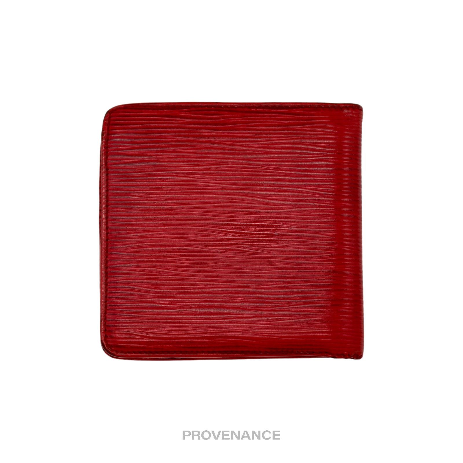 Louis Vuitton 🔴 Louis Vuitton MALLETIER Marco Wallet - Red Epi Leather Size ONE SIZE - 3 Thumbnail
