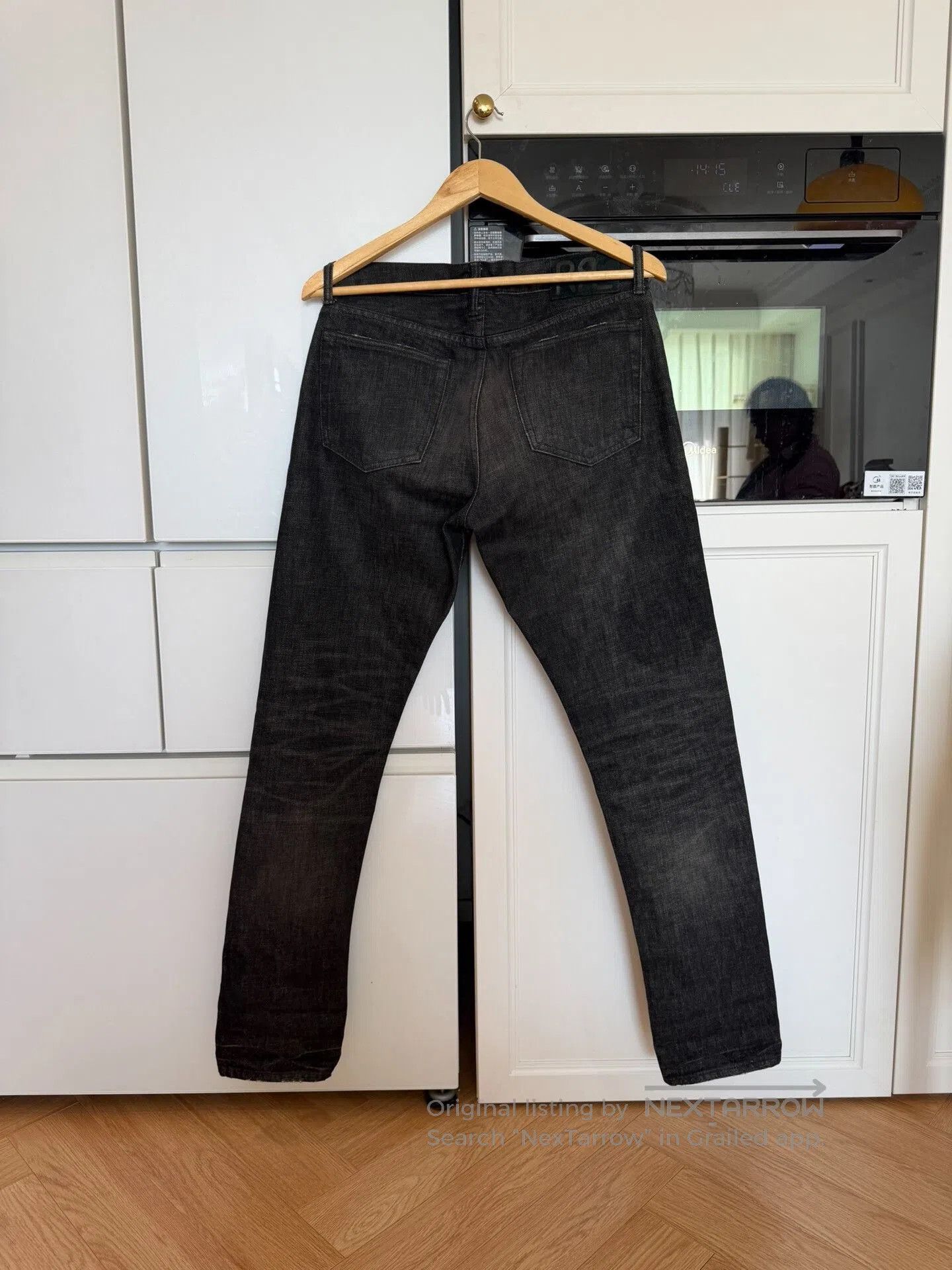 RRL Ralph Lauren RRL Slim Narrow Washed Charcoal Jeans. Size US 31 - 3 Thumbnail