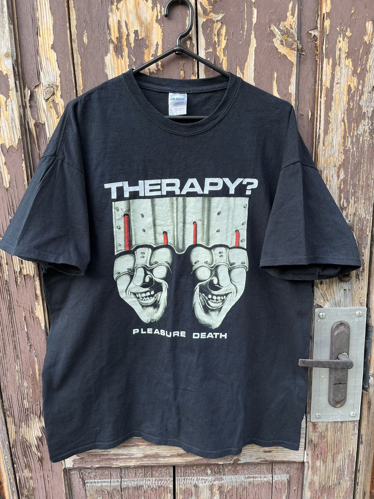 Band Tees × Vintage Vintage 00s Therapy? Please Death T-shirt Size US XL / EU 56 / 4 - 1 Thumbnail