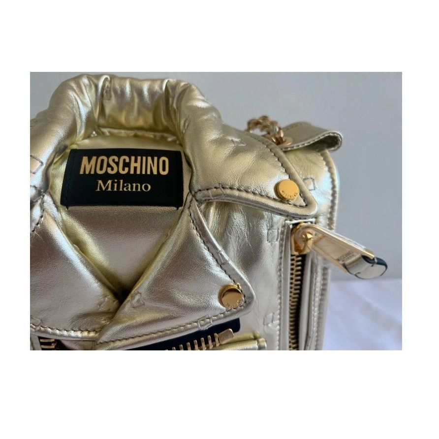 Moschino SS21 Moschino Couture Jeremy Scott Gold Jacket Shoulder Bag Size ONE SIZE - 13 Thumbnail