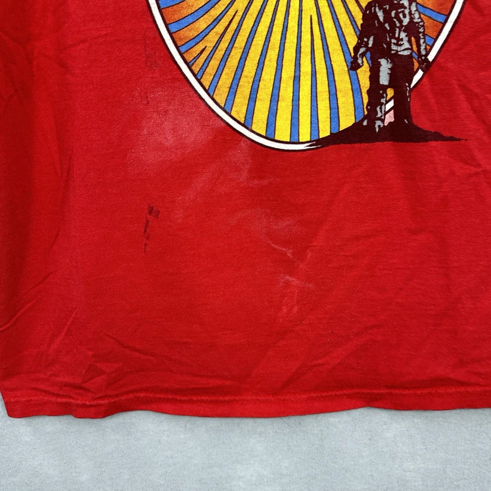 Delta VINTAGE Delta T-Shirt Men L Red Psychedelic 1997 Rock Fu Manchu Stoner Let It Burn Nebula Shirt Size US L / EU 52-54 / 3 - 4 Thumbnail