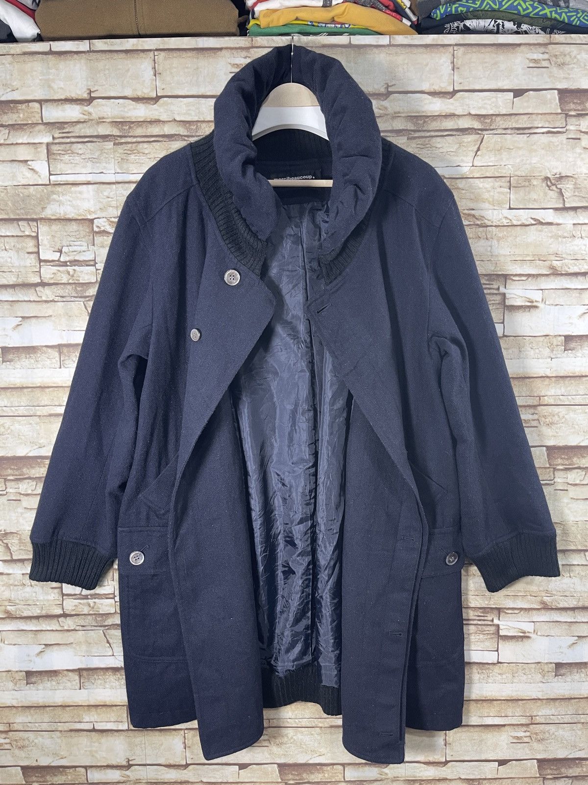 Designer × Issey Miyake × mercibeaucoup Mercibeaucoup Issey Miyake Parka Long Jacket Size US L / EU 52-54 / 3 - 5 Thumbnail
