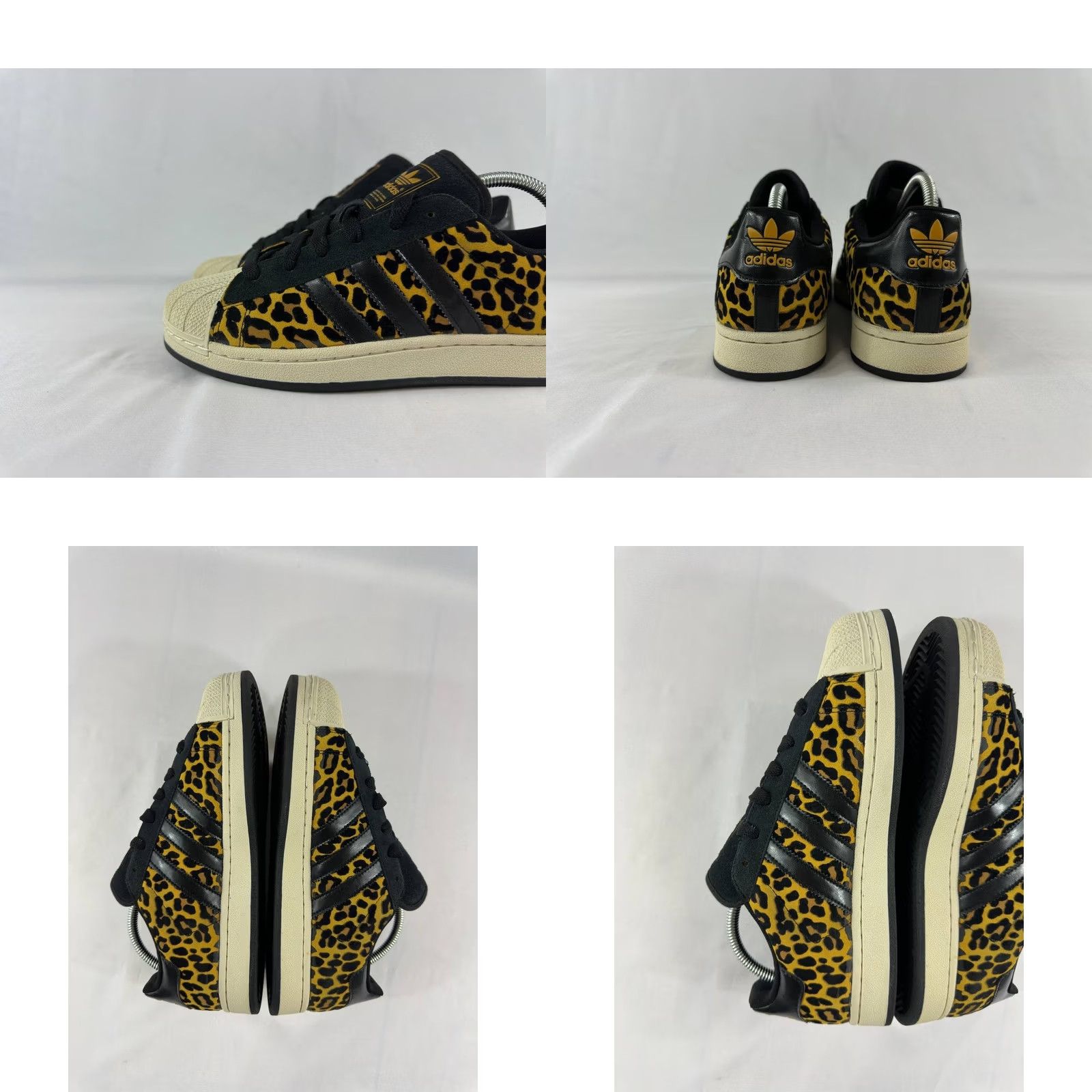 Adidas Adidas Superstar Leopard Print Sneakers Black Gold 2012 Women's Size 9 G63435 Size US 9 / IT 39 - 8 Thumbnail
