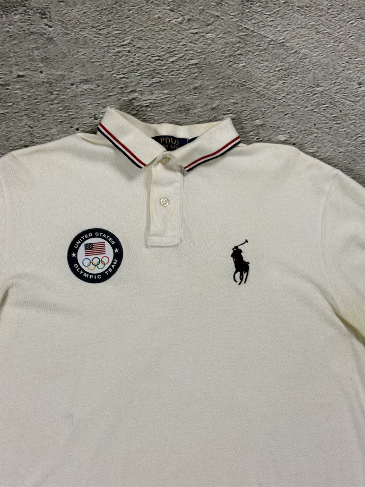Ralph Lauren Chief Keef Polo Ralph Lauren USA white Polo Olympics Size US M / EU 48-50 / 2 - 3 Thumbnail