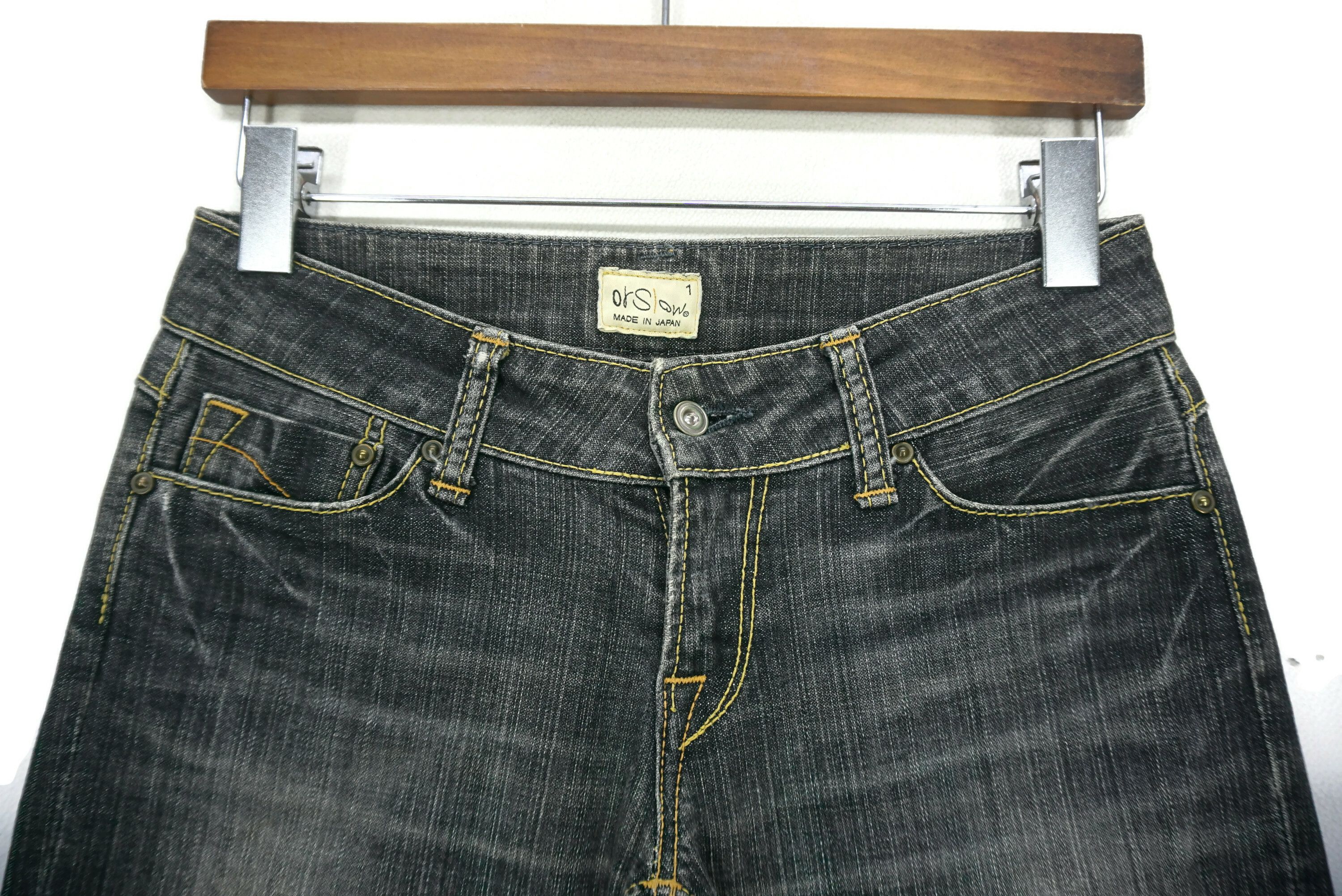 Japanese Brand Orslow Jeans Size W28xL30.5 Low-Rise Slim Skinny Denim Japan Size 25" / US 0 / IT 36 - 3 Thumbnail