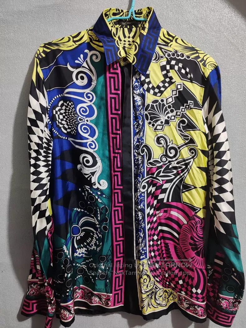 Versace Versace Silk shirt Size US XS / EU 42 / 0 - 1 Thumbnail