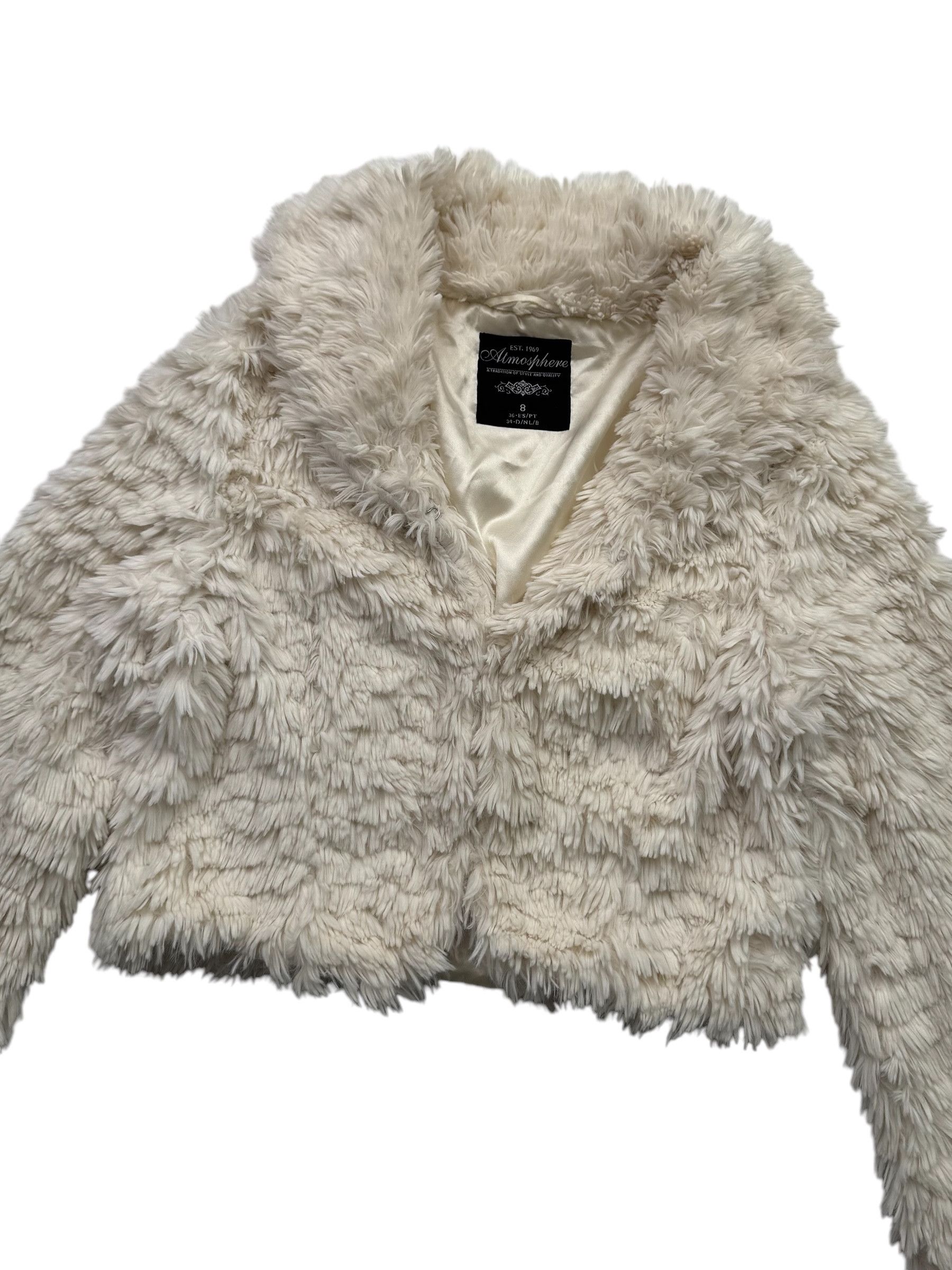 Japanese Brand Vintage Cropped Faux Fur Jacket W84(V9) Size S / US 4 / IT 40 - 2 Thumbnail