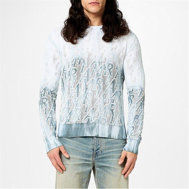 Amiri AMIRI All-Over Logo Jumper Size US L / EU 52-54 / 3 - 2 Thumbnail