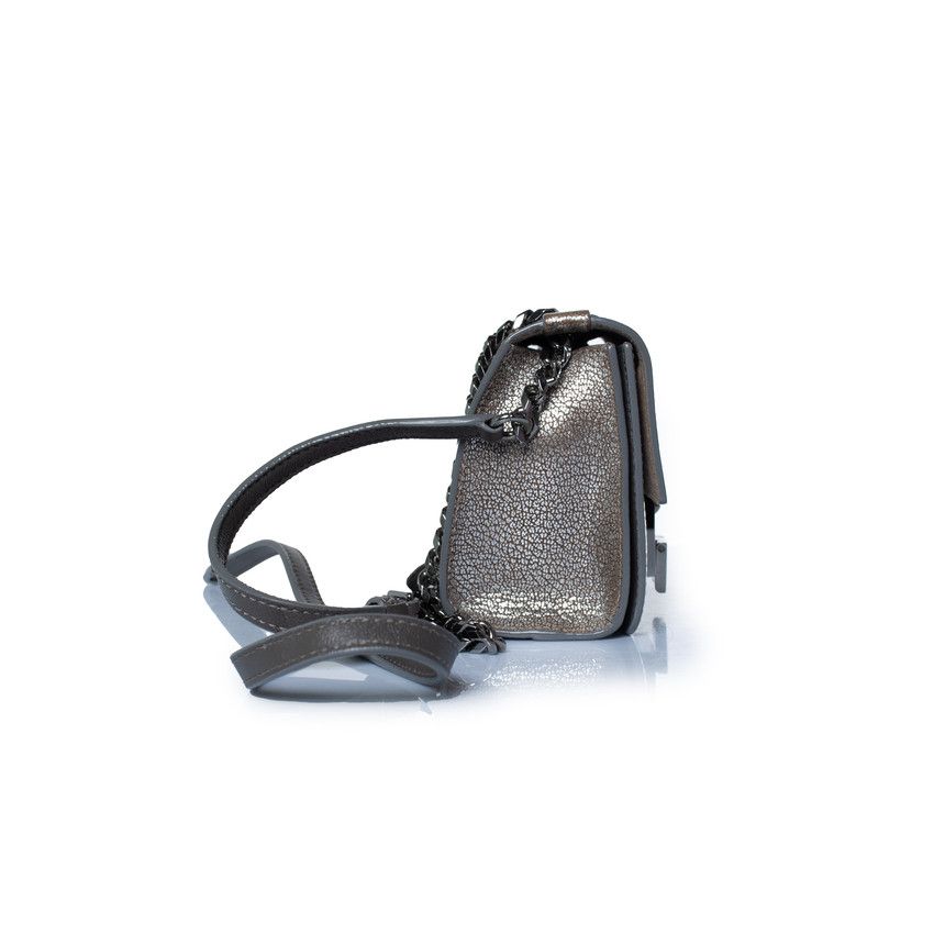 Jimmy Choo Jimmy Choo, Rebel crossbody silver leather bag Size ONE SIZE - 5 Thumbnail