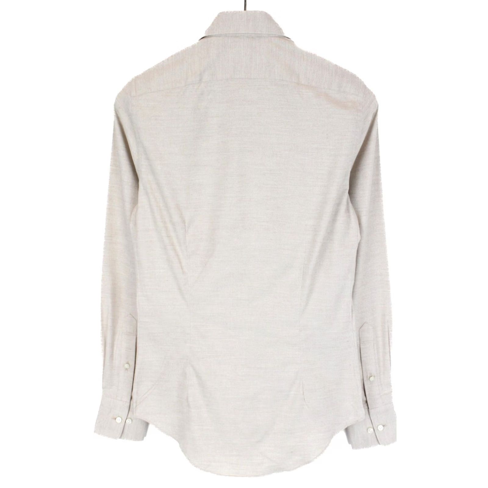 Suitsupply Suitsupply Extra Slim Fit Button Up Shirt Mens Collared SMALL Long Sleeves Beige Cotton Shirt Mens Small Long Sleeve Button-Up Size US S / EU 44-46 / 1 - 2 Thumbnail