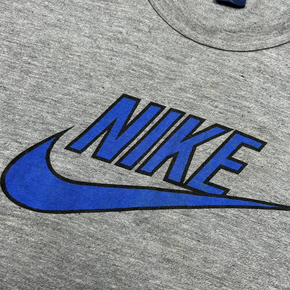 Nike Vintage Nike Big Logo 1980’s Made In U.K. Streetwear tee Size US XL / EU 56 / 4 - 3 Thumbnail