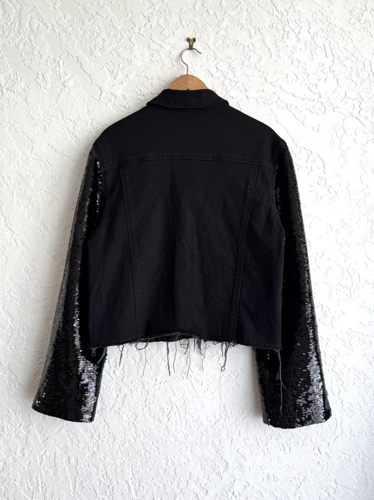 Rta RTA Haylee Sequined Sleeves Denim Jacket Women’s Size M / US 6-8 / IT 42-44 - 6 Thumbnail