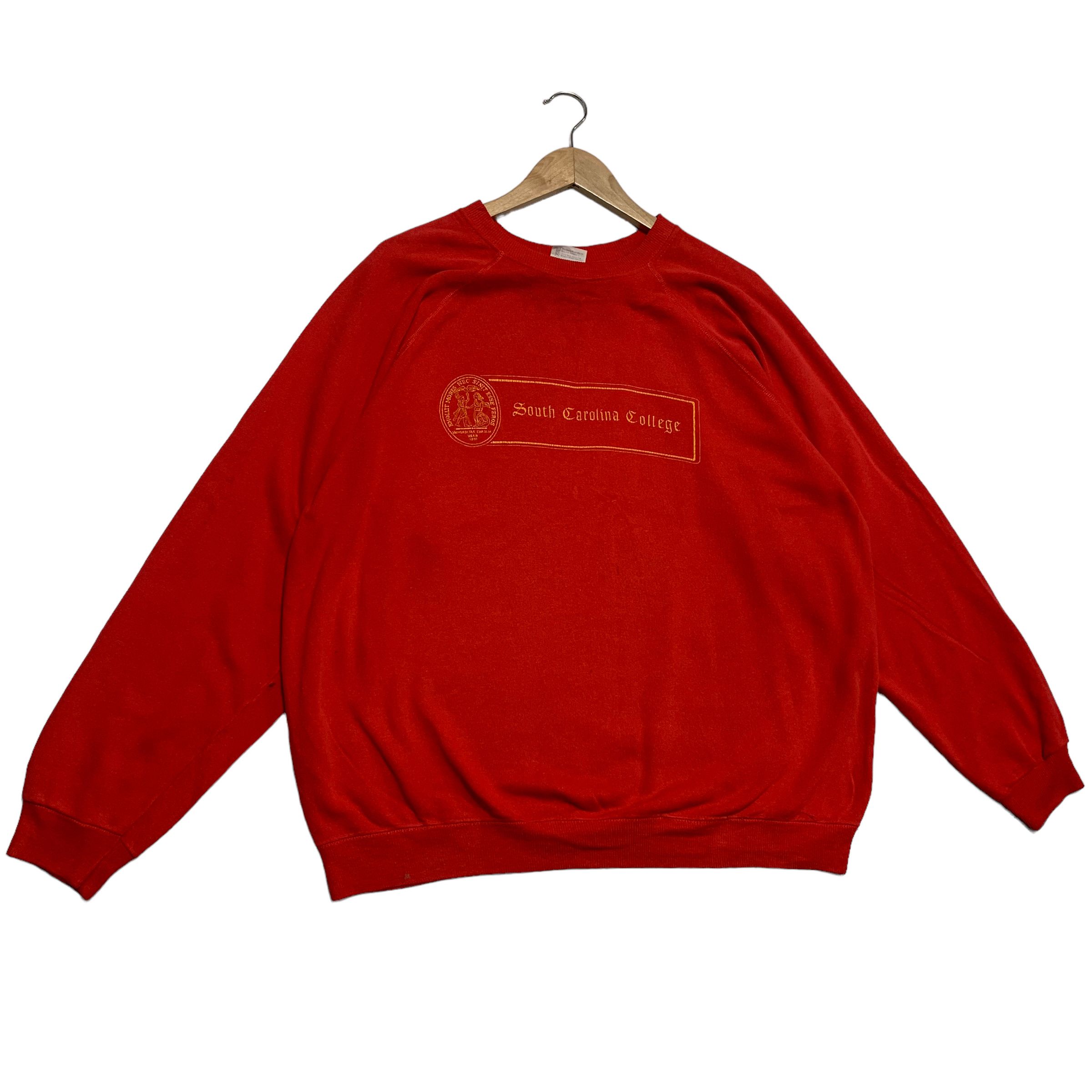 Hanes Vintage 80s South Carolina College Sweatshirt Size US XL / EU 56 / 4 - 3 Thumbnail
