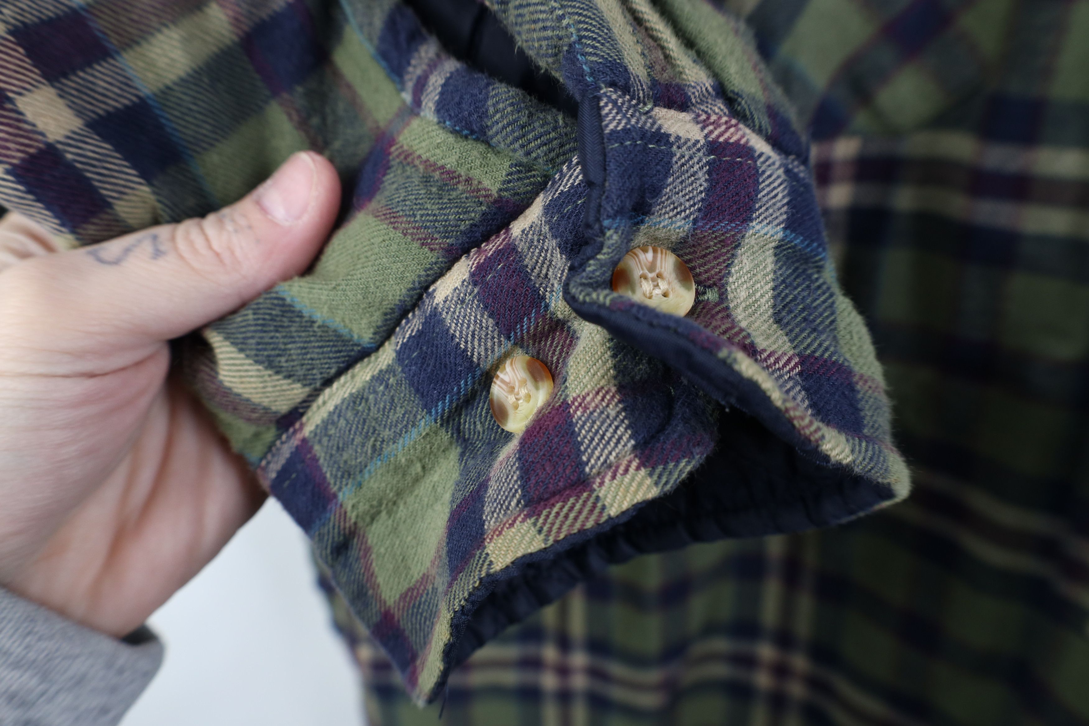 Vintage Vintage 90s Streetwear Flannel Button Shirt Jacket Jac Shirt Size US XXL / EU 58 / 5 - 6 Thumbnail
