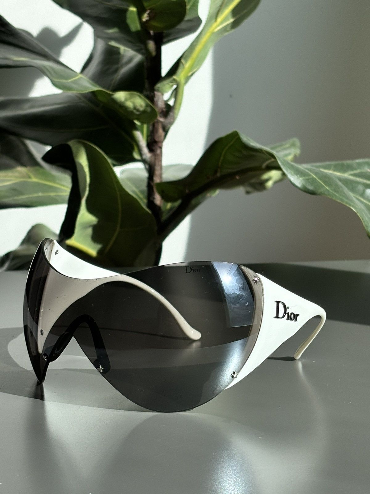 Dior Sunglasses Ski 1 Shield Mask Sport Vintage Bike Overshine Size ONE SIZE - 3 Thumbnail