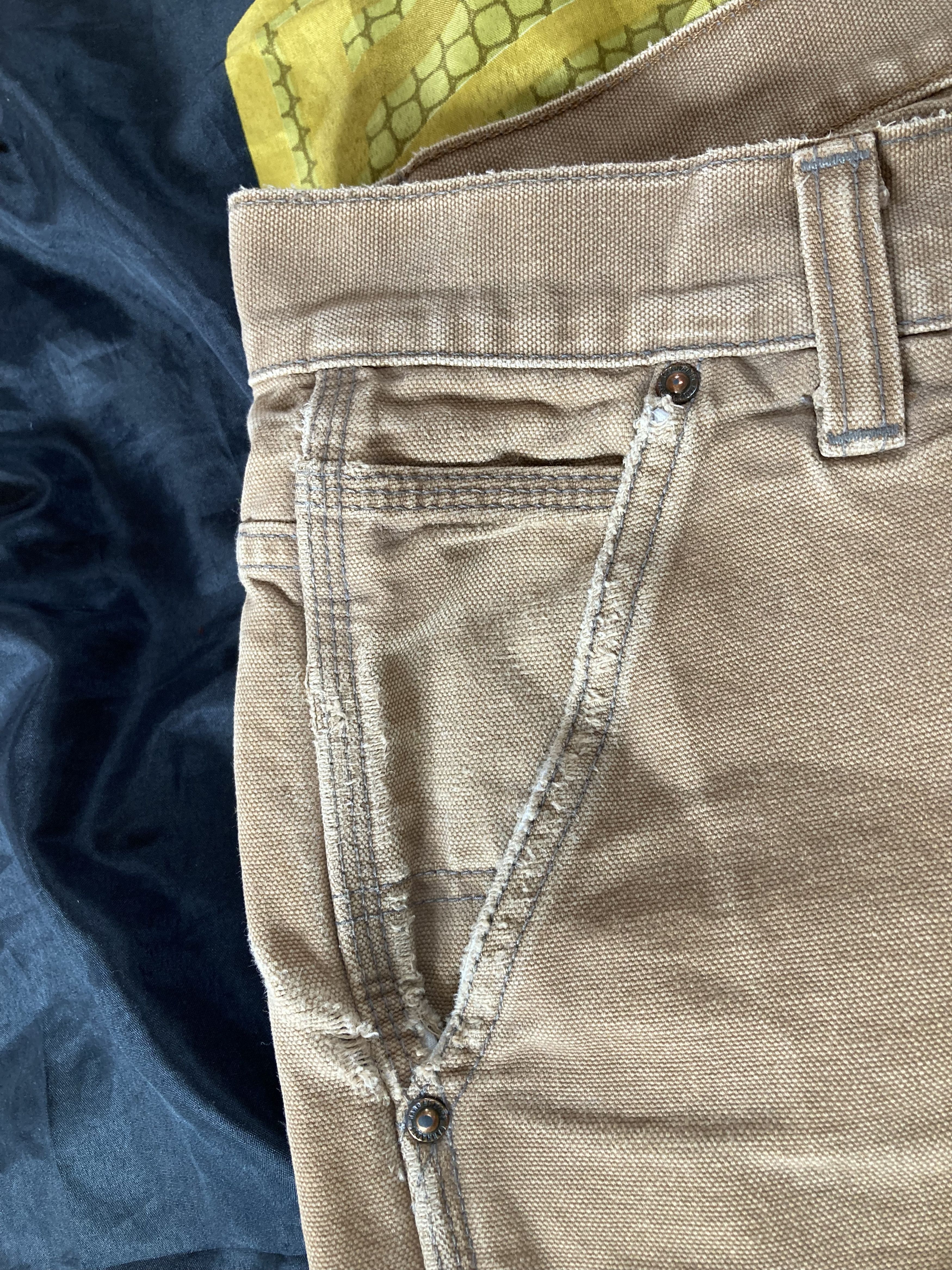 Carhartt Vintage Distressed Thrashed Carhartt Logger Work Pants Size US 40 / EU 56 - 6 Thumbnail
