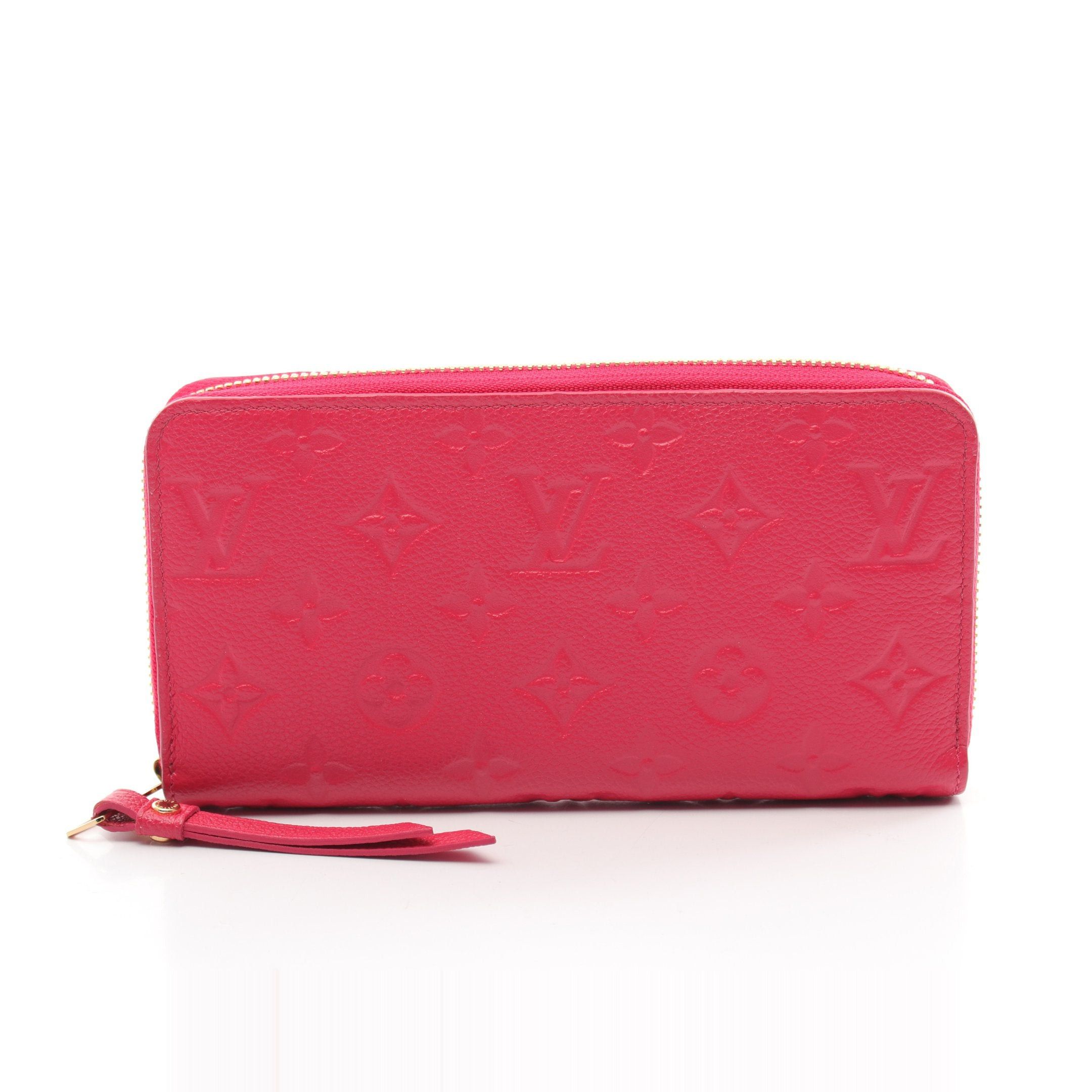 Louis Vuitton Louis Vuitton Zippy Wallet Monogram Empreinte Grenard Round Zipper Long Leather Pink Size ONE SIZE - 1 Thumbnail