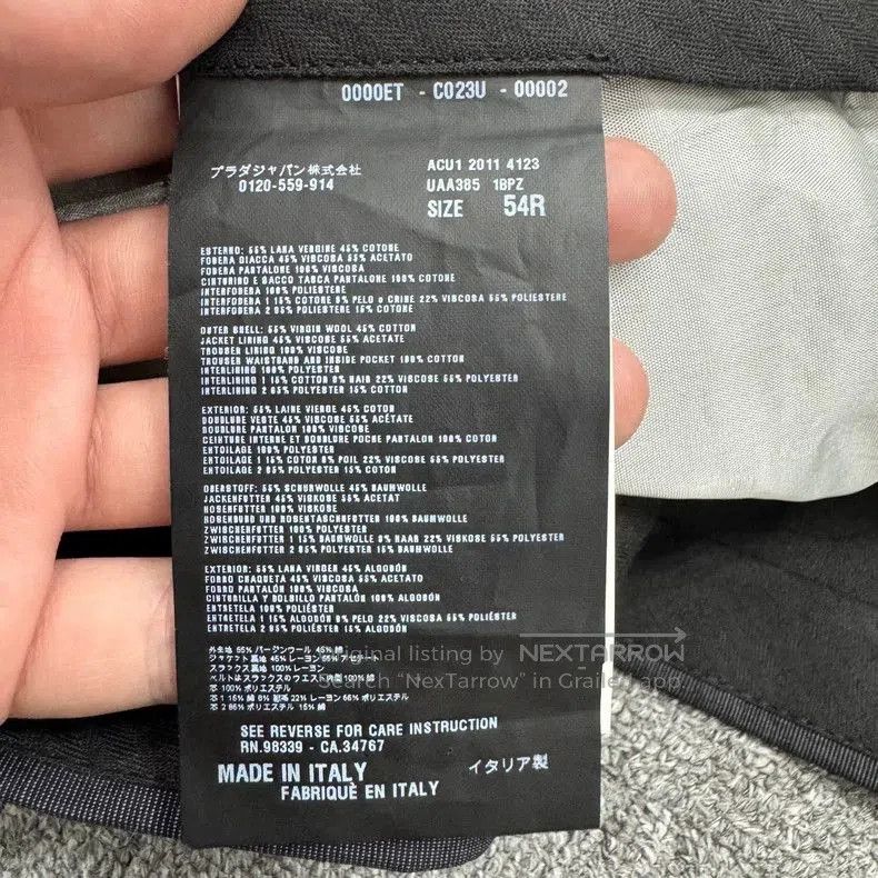 Prada Prada Checked Wool Casual Pants. Size US 36 / EU 52 - 3 Thumbnail