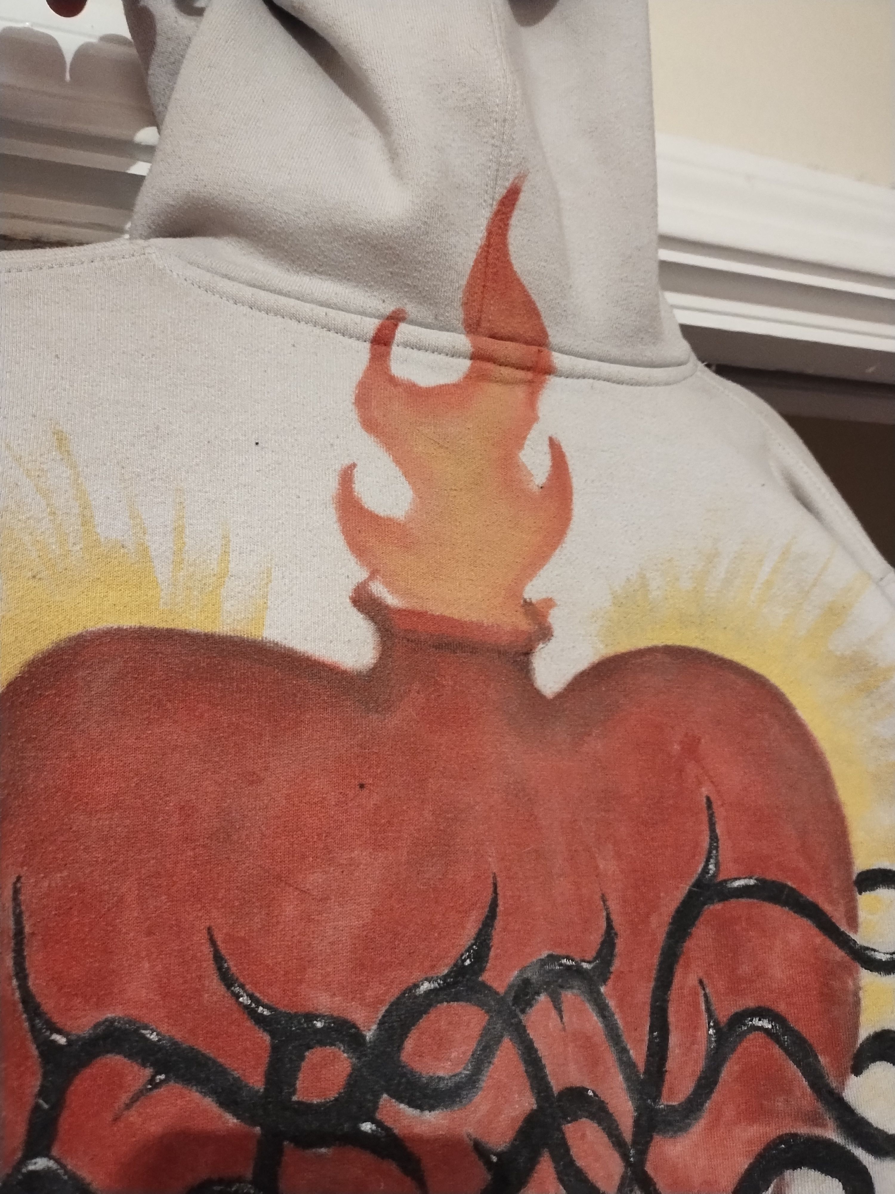 Other Hard Y2K Silver Point Graphic Hoodie, Custom Painted Size US M / EU 48-50 / 2 - 3 Thumbnail