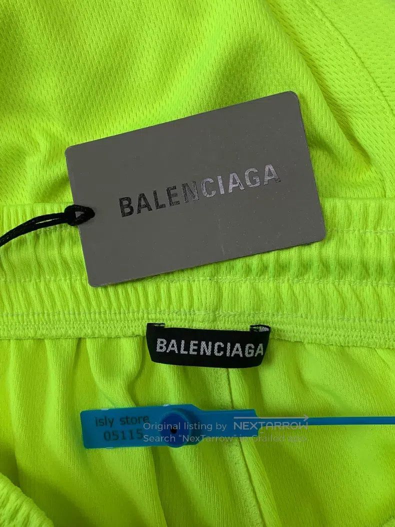 Balenciaga Balenciaga Size M Double B Logo Mesh Waist Elastic Short P Size US 26 / EU 42 - 6 Thumbnail