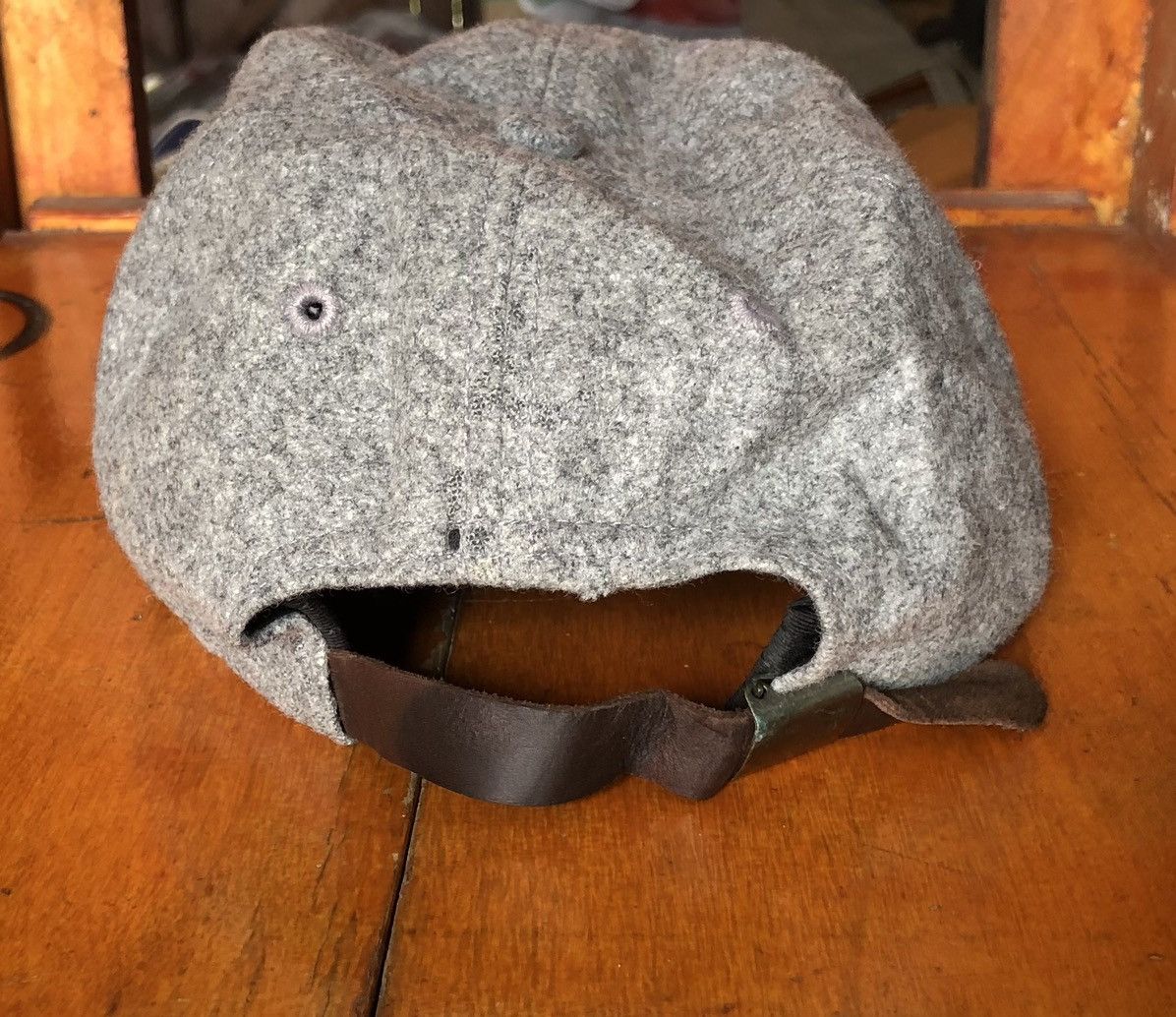 Noah Noah wool snapback 5 panel cap leather strap hybrid USA made Size ONE SIZE - 4 Thumbnail