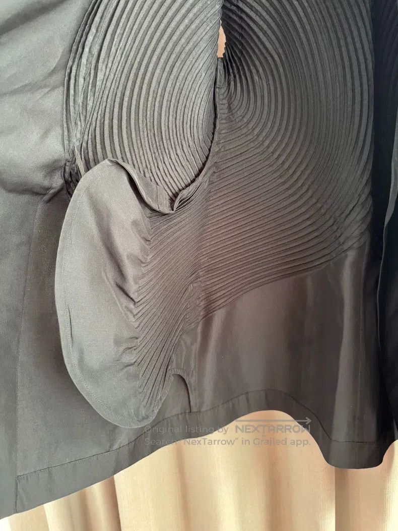 Issey Miyake Issey Miyake Black Bud-Shaped Vest Coat Size M / US 6-8 / IT 42-44 - 4 Thumbnail